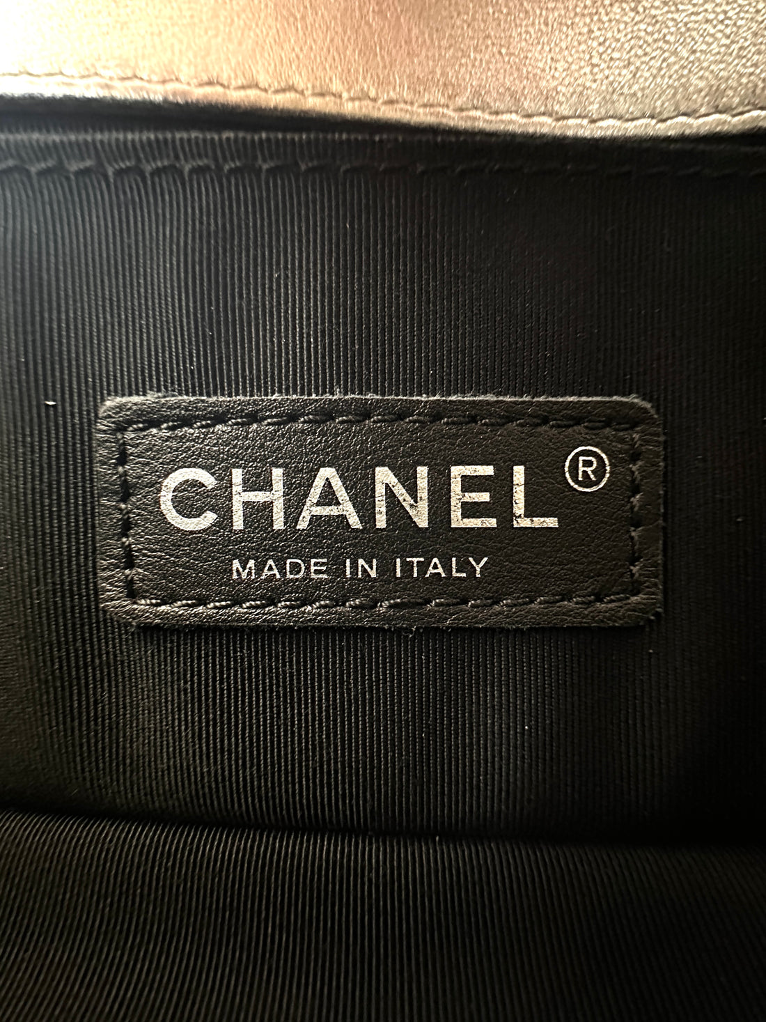 Chanel LeBoy Metallic Gold Quilted Leather Small Size Flap Bag With Silver Buckle(19***84) CC2323
