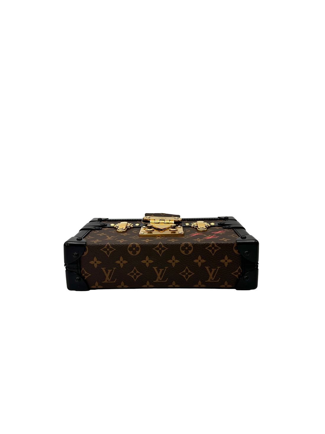 Louis Vuitton Petite Malle Monogram Canvas Shoulder Bag LV3146