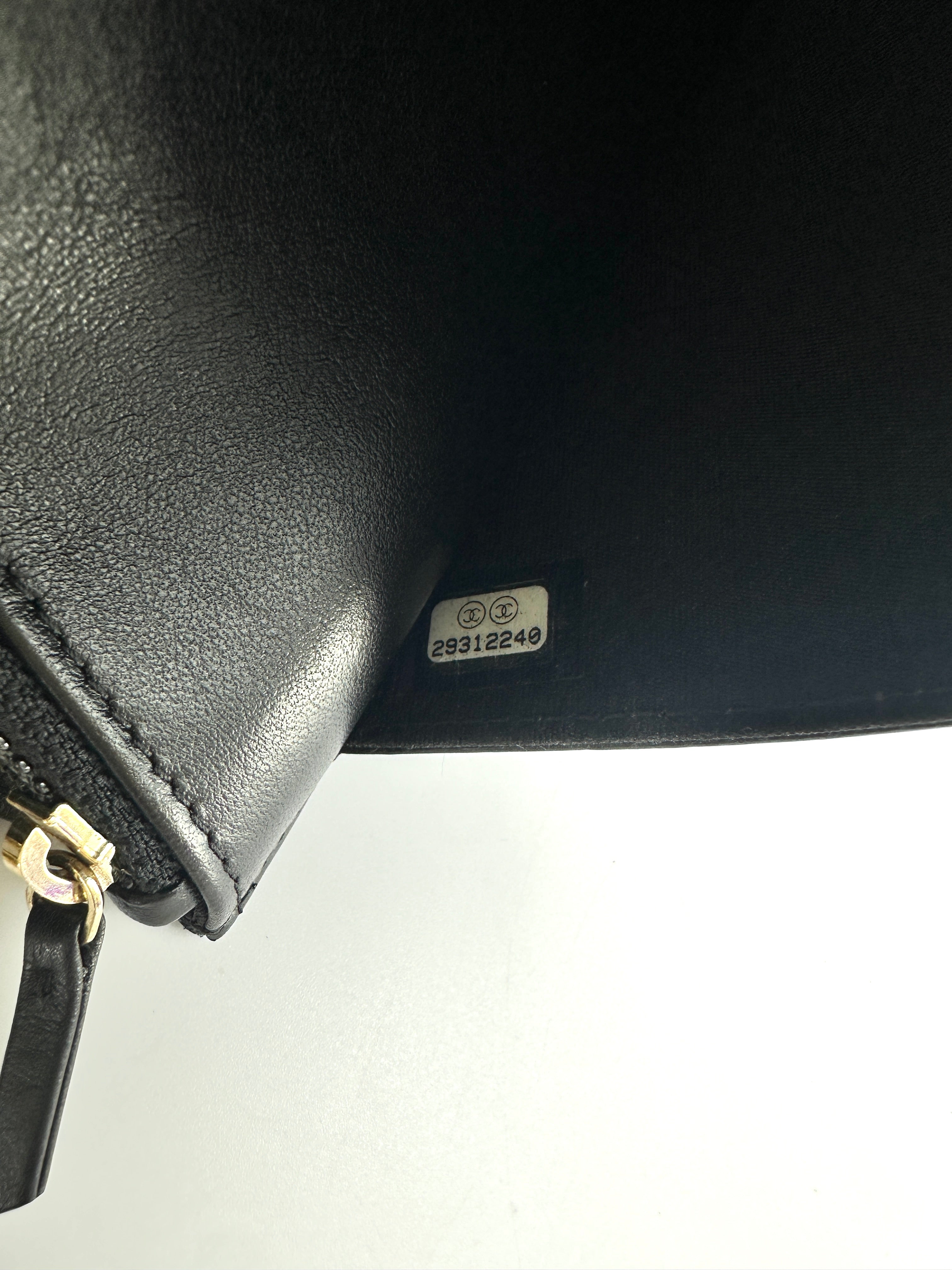 Chanel LeBoy Black Quilted Leather Wallet On Chain(29***40) CC2318