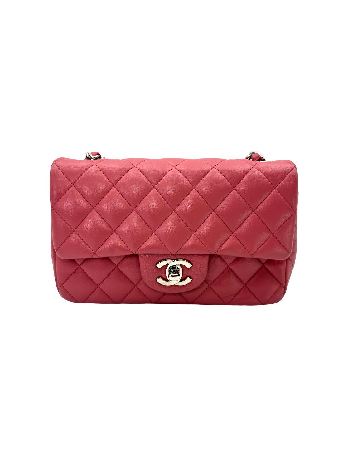 Chanel Classic Flap Pink Quilted Leather Shoulder Bag(28***40) CC2320