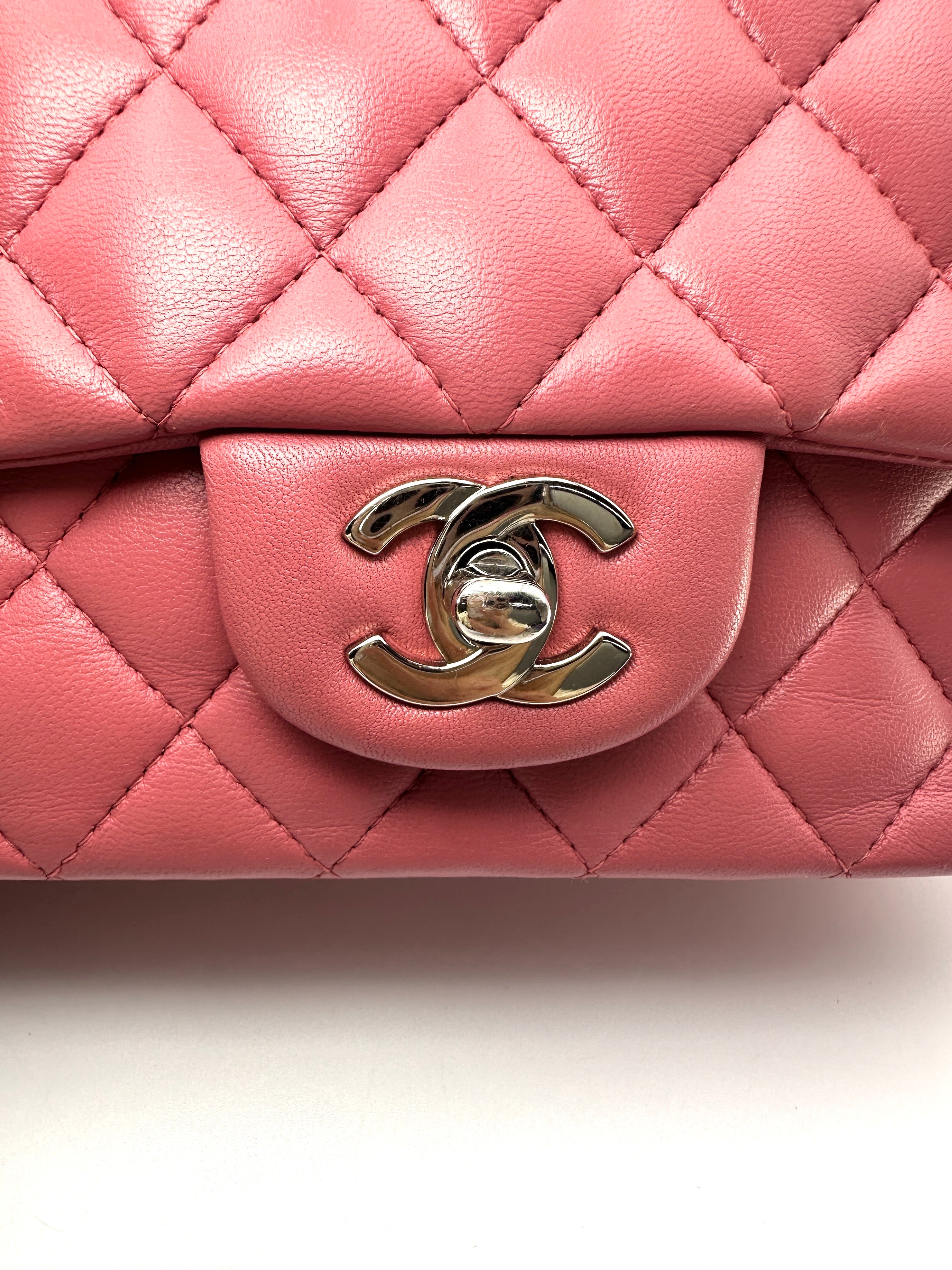 Chanel Classic Flap Pink Quilted Leather Shoulder Bag(28***40) CC2320