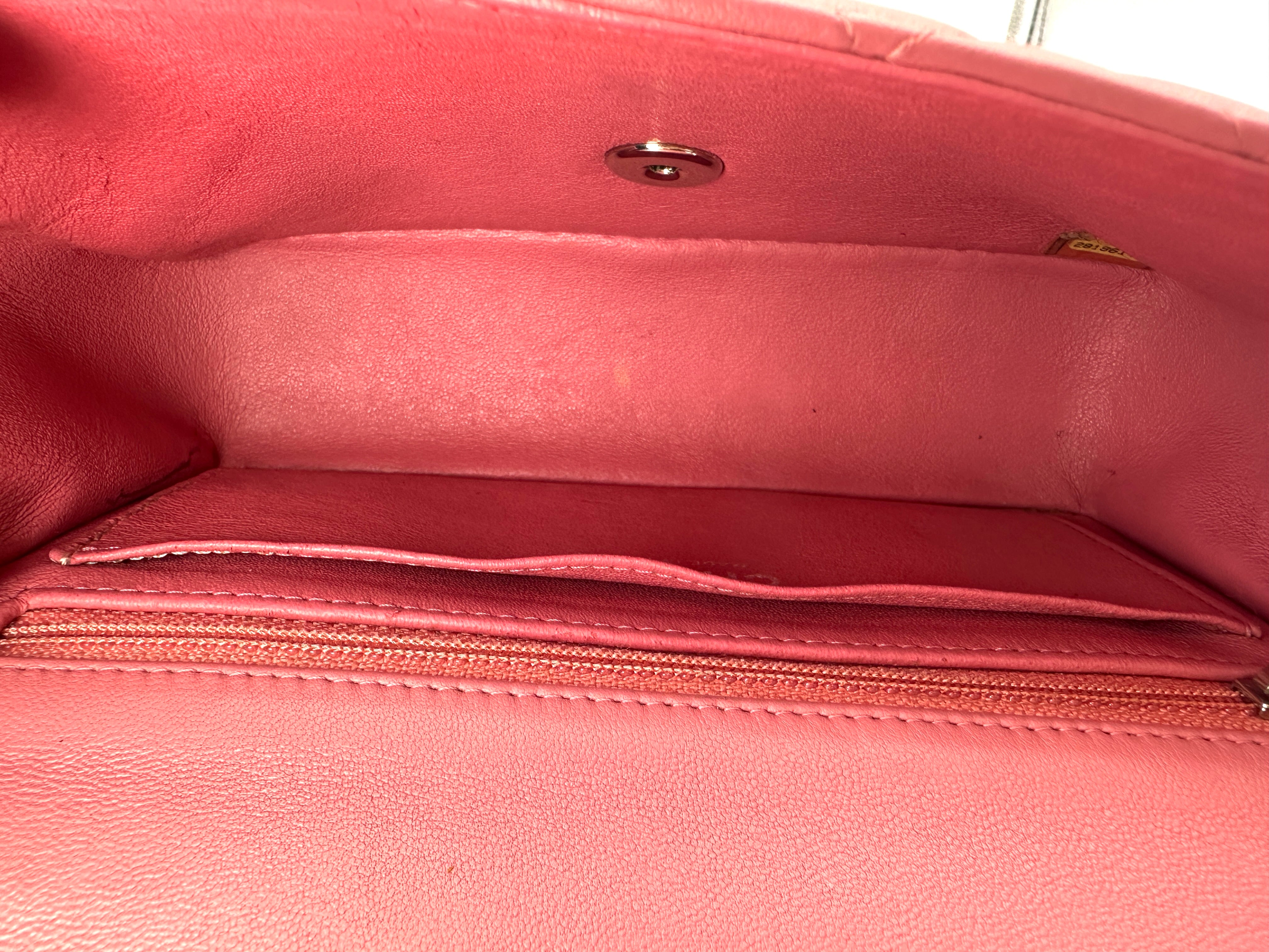 Chanel Classic Flap Pink Quilted Leather Shoulder Bag(28***40) CC2320