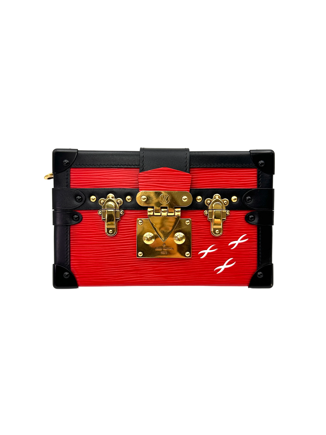 Louis Vuitton Petite Malle Red Epi Leather Shoulder Bag LV3148
