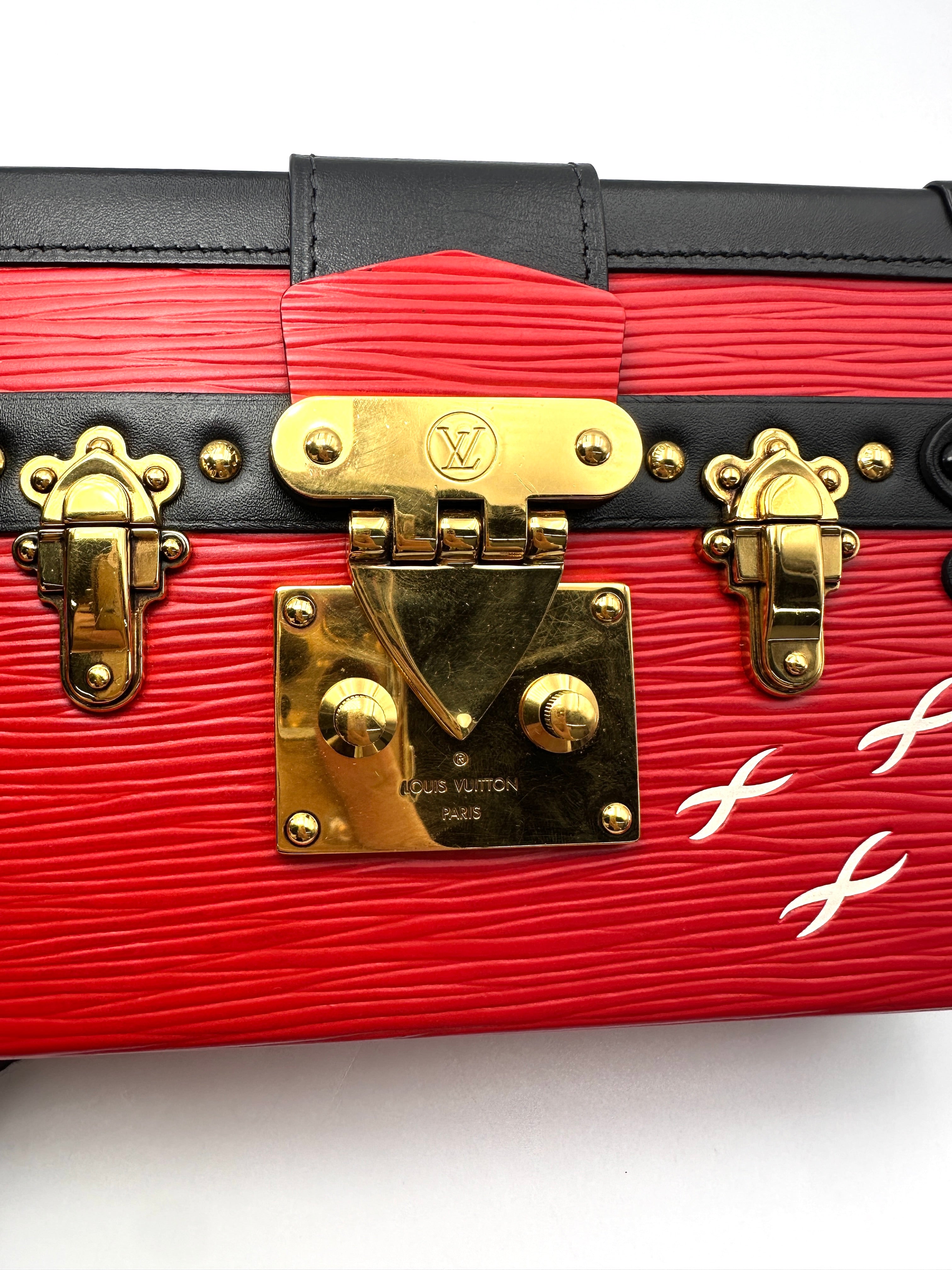 Louis Vuitton Petite Malle Red Epi Leather Shoulder Bag LV3148