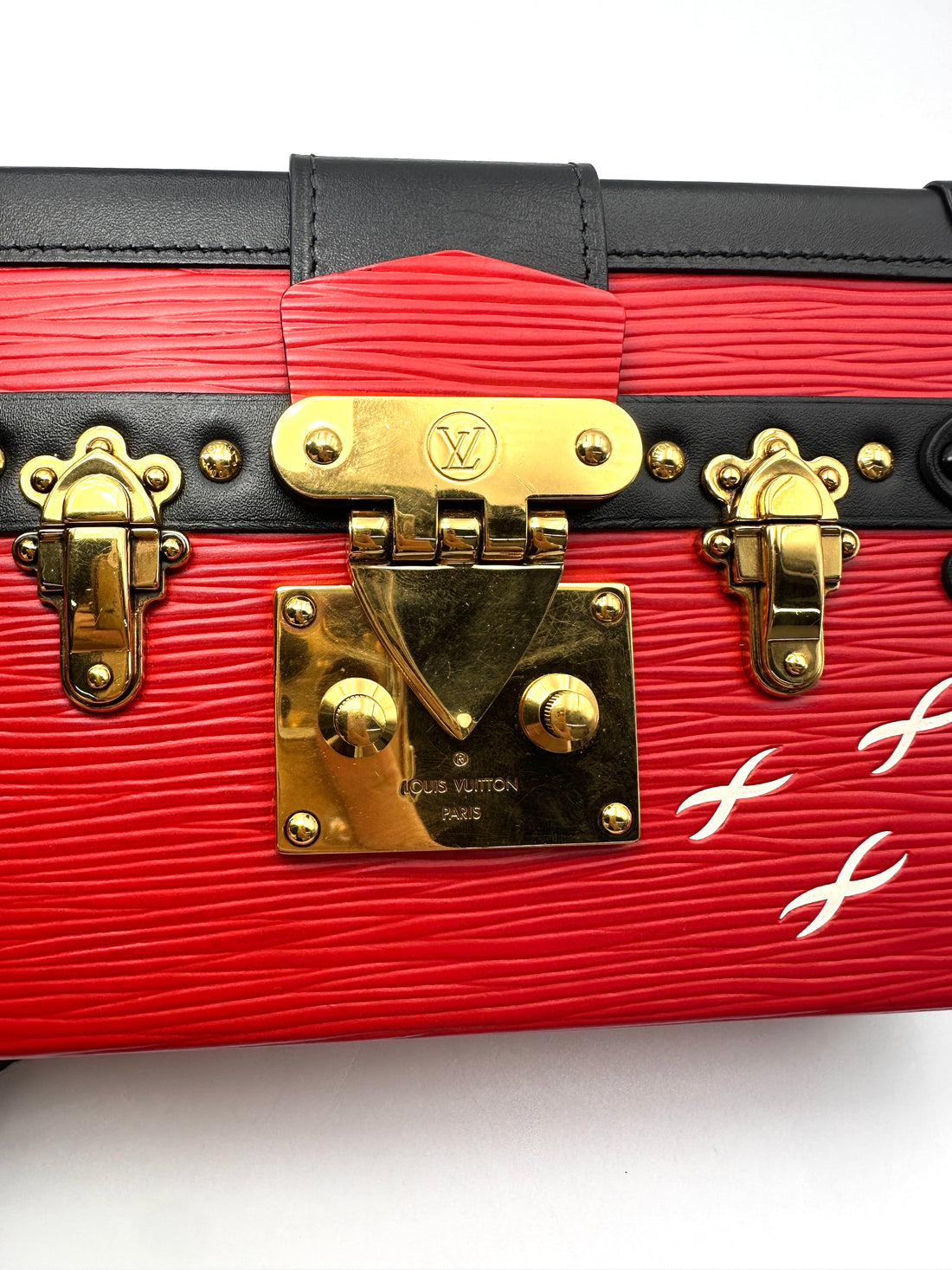 Louis Vuitton Petite Malle Red Epi Leather Shoulder Bag LV3148