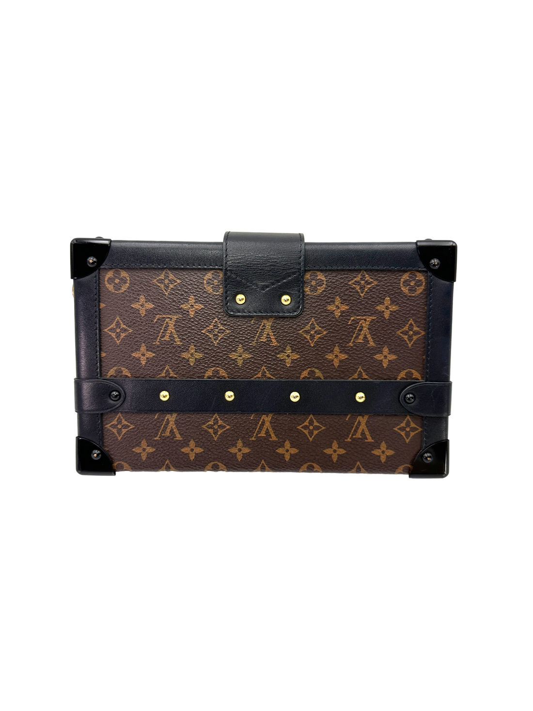 Louis Vuitton Petite Malle Monogram Canvas Shoulder Bag LV3150