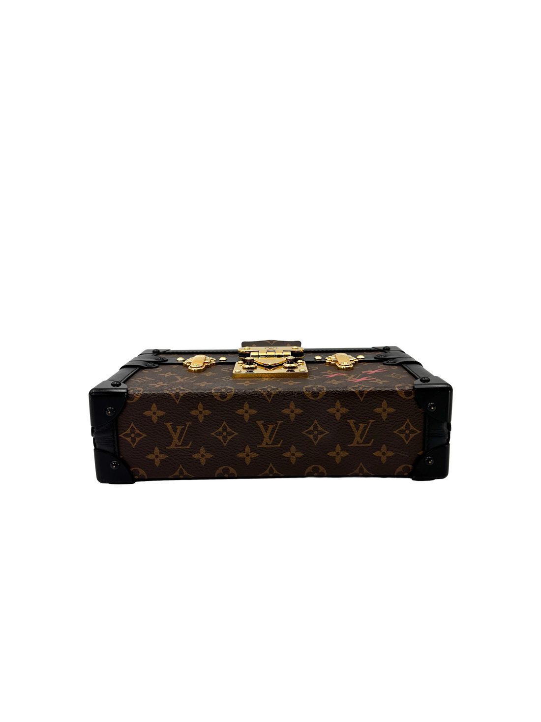 Louis Vuitton Petite Malle Monogram Canvas Shoulder Bag LV3150