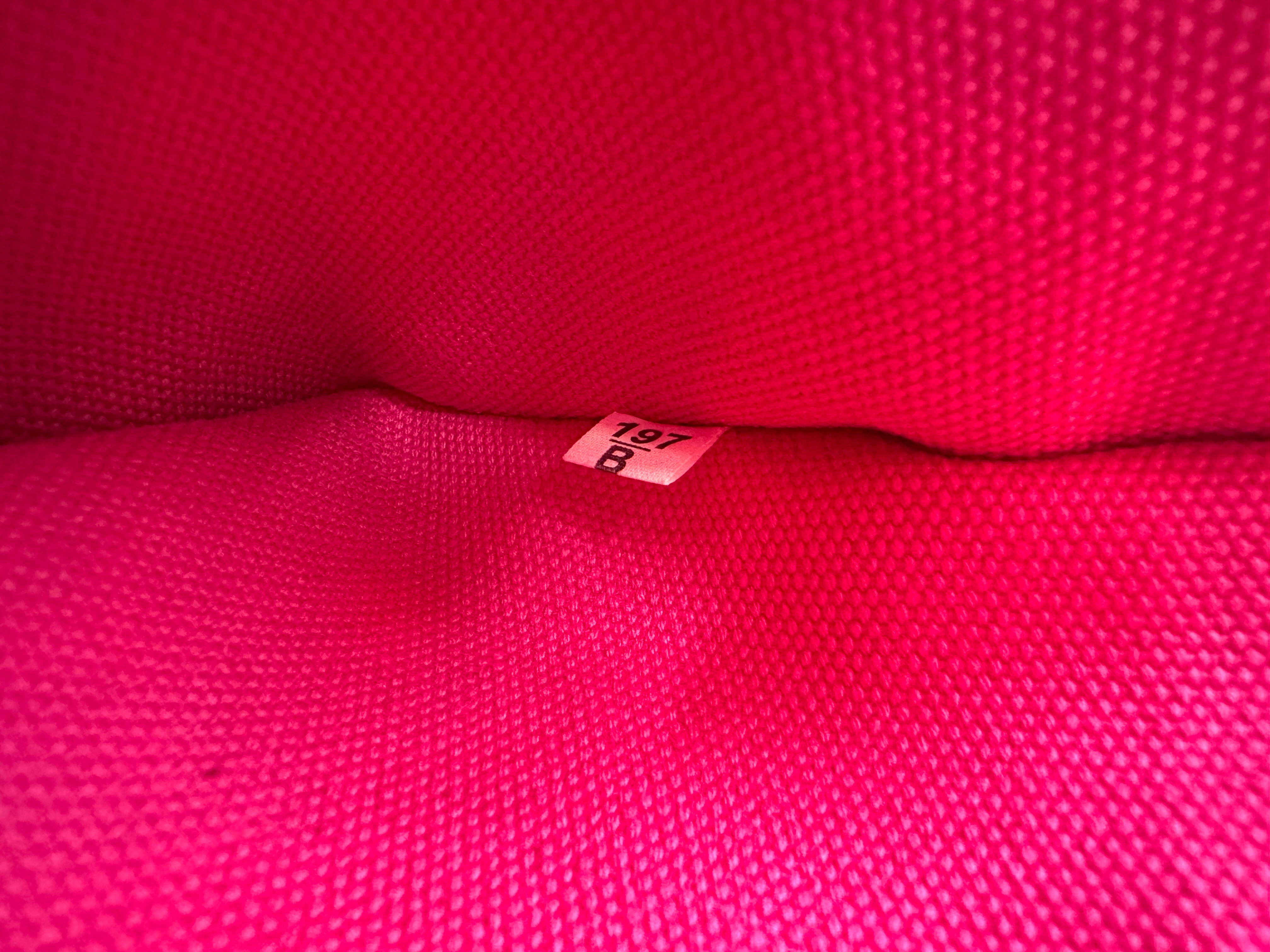 Prada Rose Pink Canapa Canvas Tote Handle Bag PR519