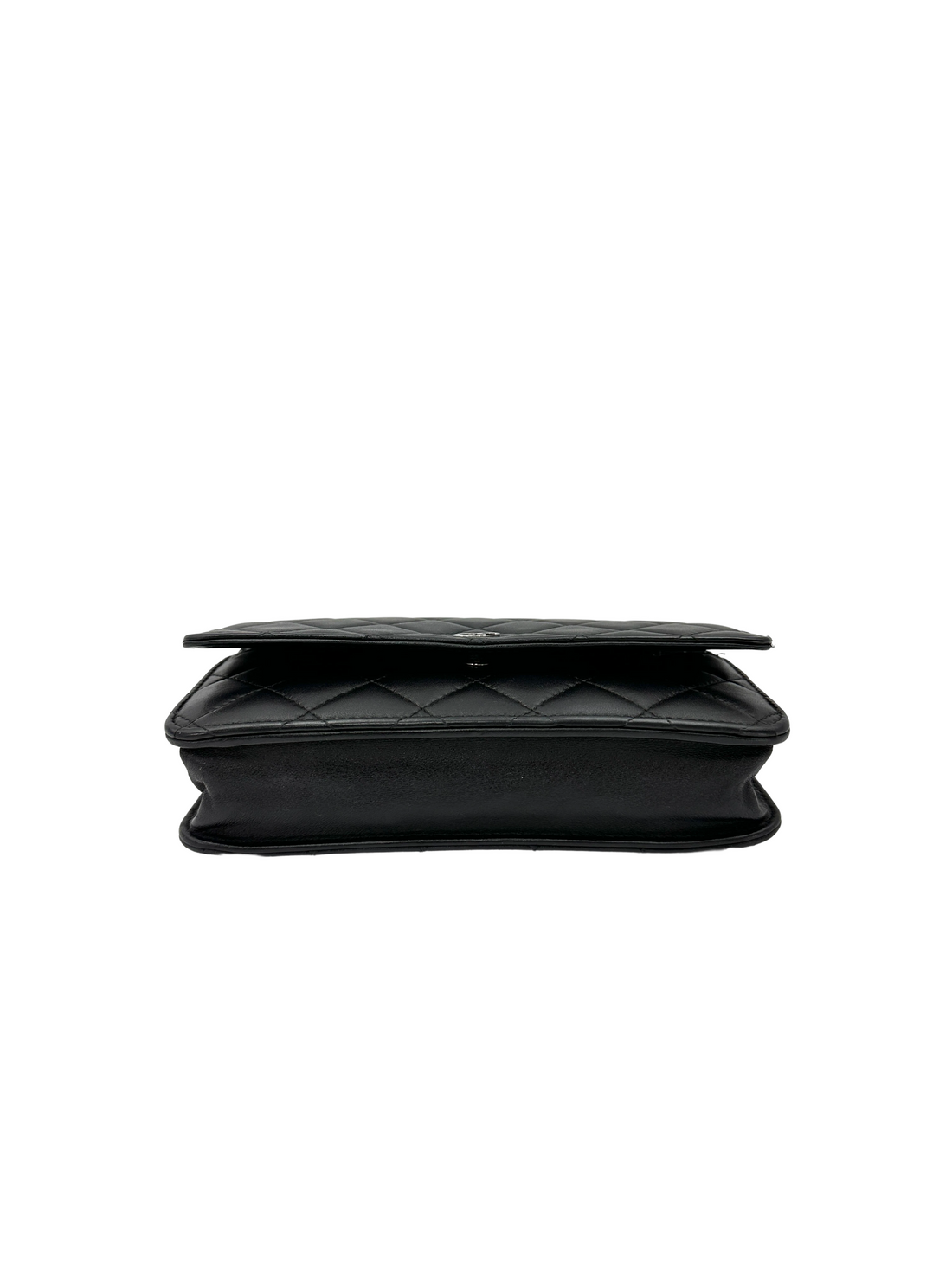 Chanel Black Quilted Lambskin Wallet On Chain(23***23) CC2322
