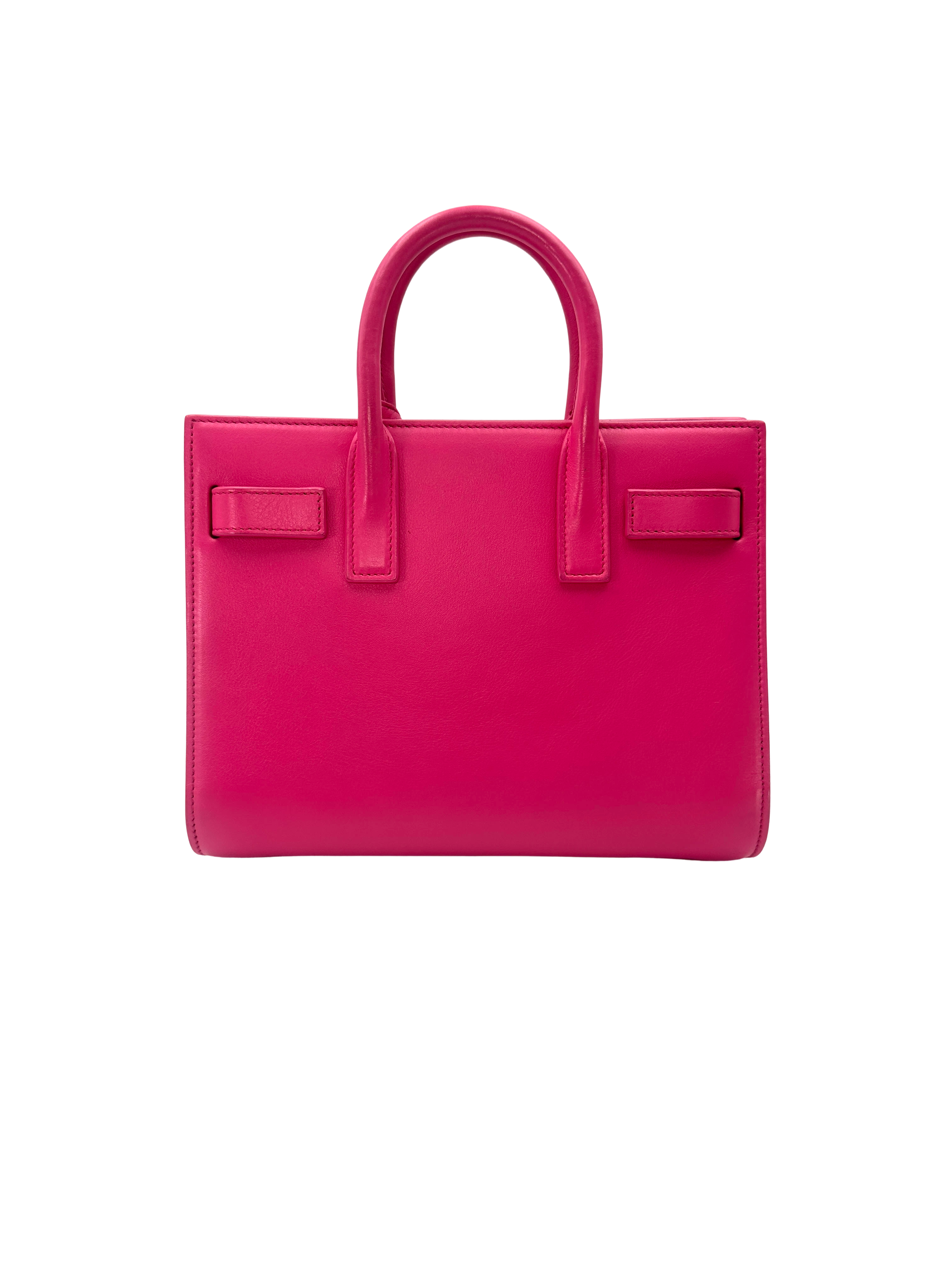 Saint Laurent Sac de Jour Pink Leather Handle Bag IRIS256