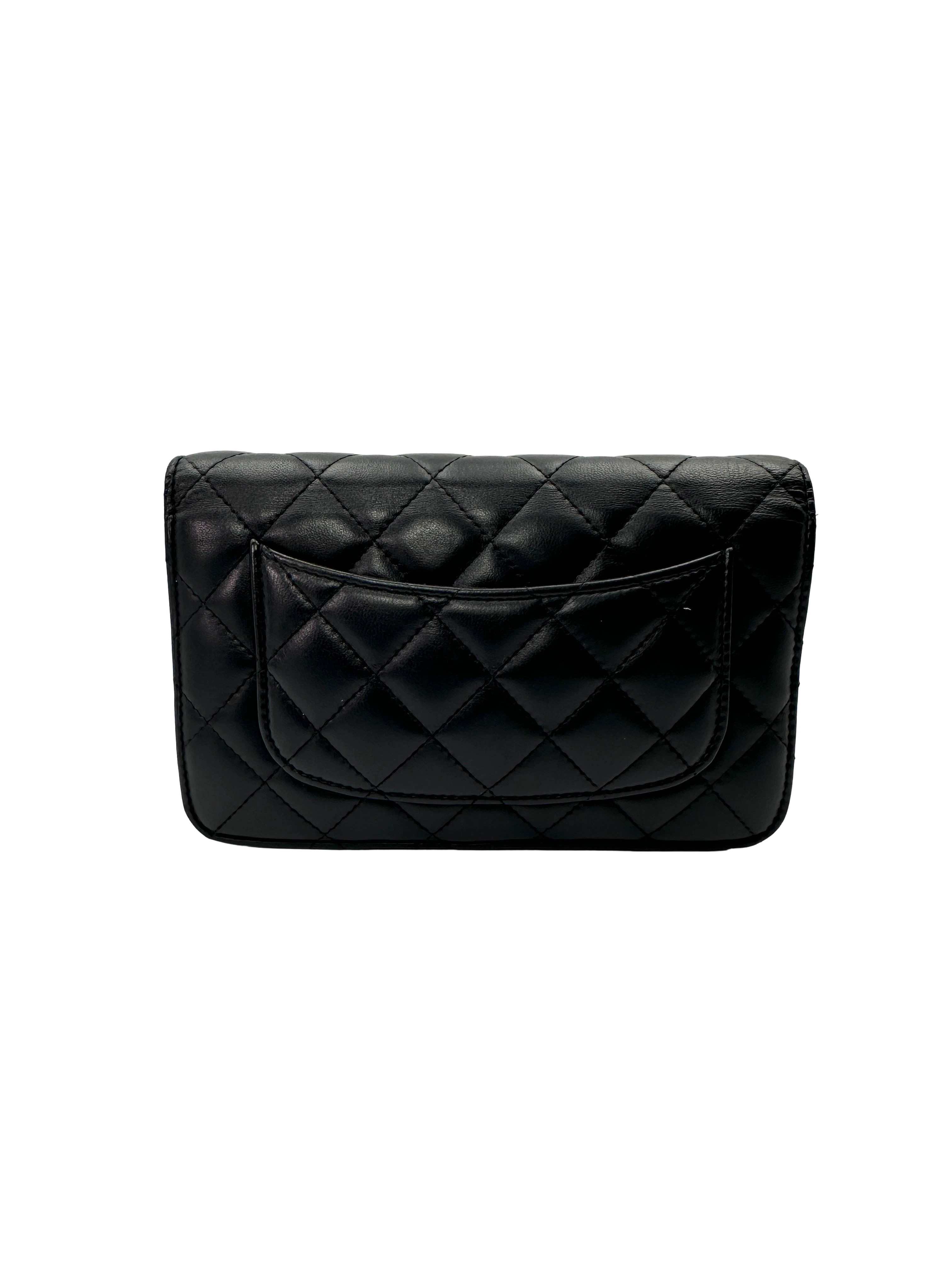 Chanel Black Quilted Leather Wallet On Chain(27***29) CC2326