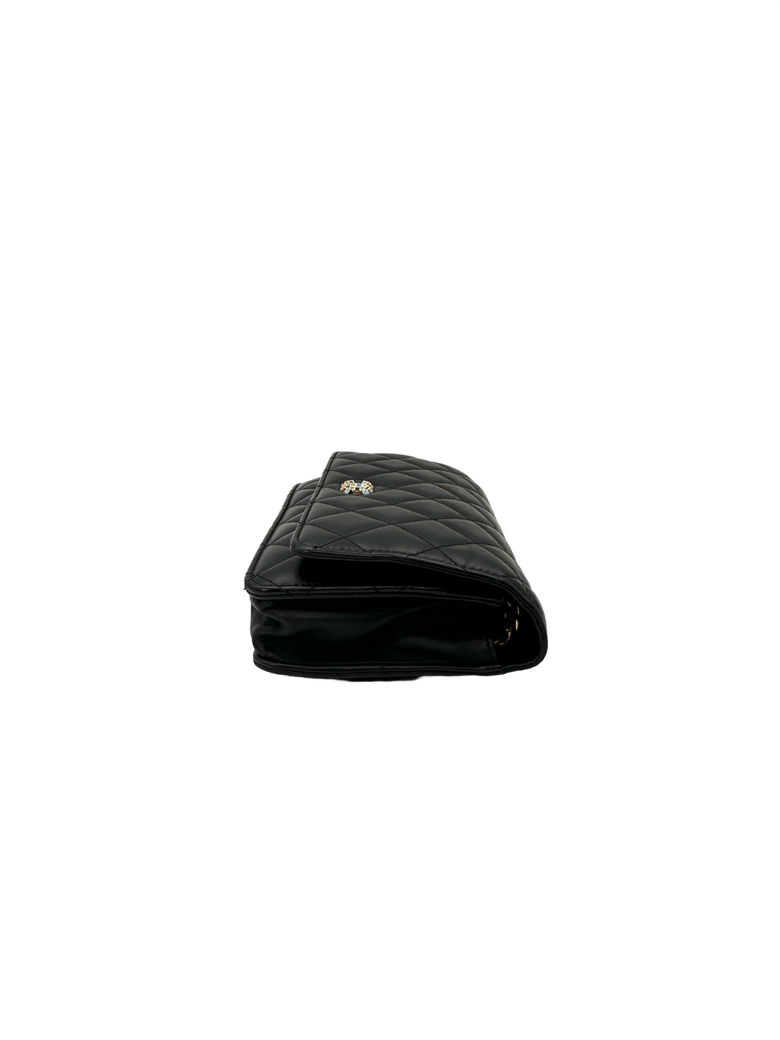 Chanel Black Quilted Leather Wallet On Chain(27***29) CC2326