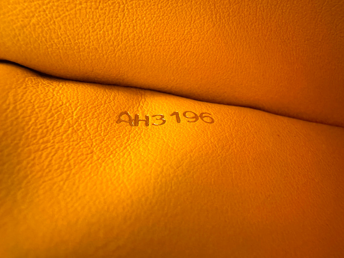 Louis Vuitton Capucines Yellow Taurillon Leather Python Handle Bag LV3155