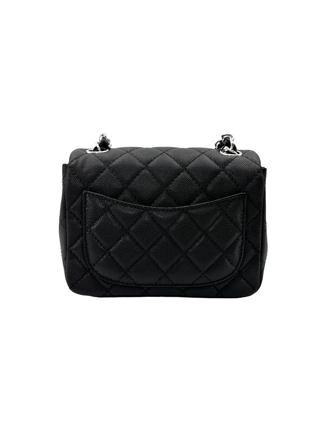 Chanel Classic Flap Black Quilted Leather Mini Flap Bag CC2334