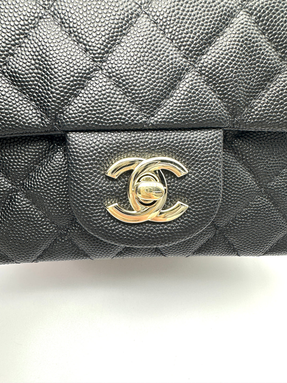 Chanel Classic Flap Black Quilted Leather Mini Flap Bag CC2335