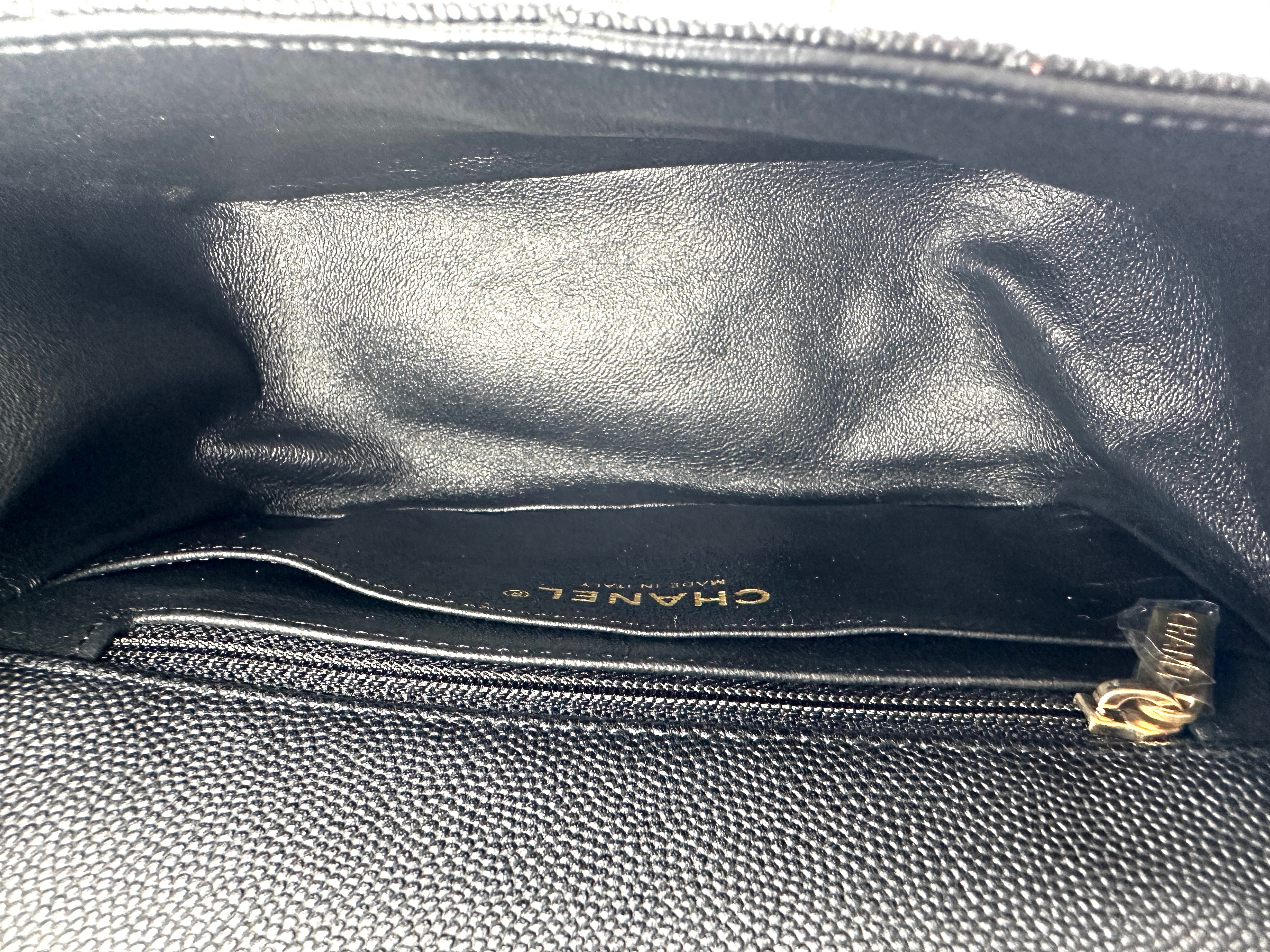 Chanel Classic Flap Black Quilted Leather Mini Flap Bag CC2335