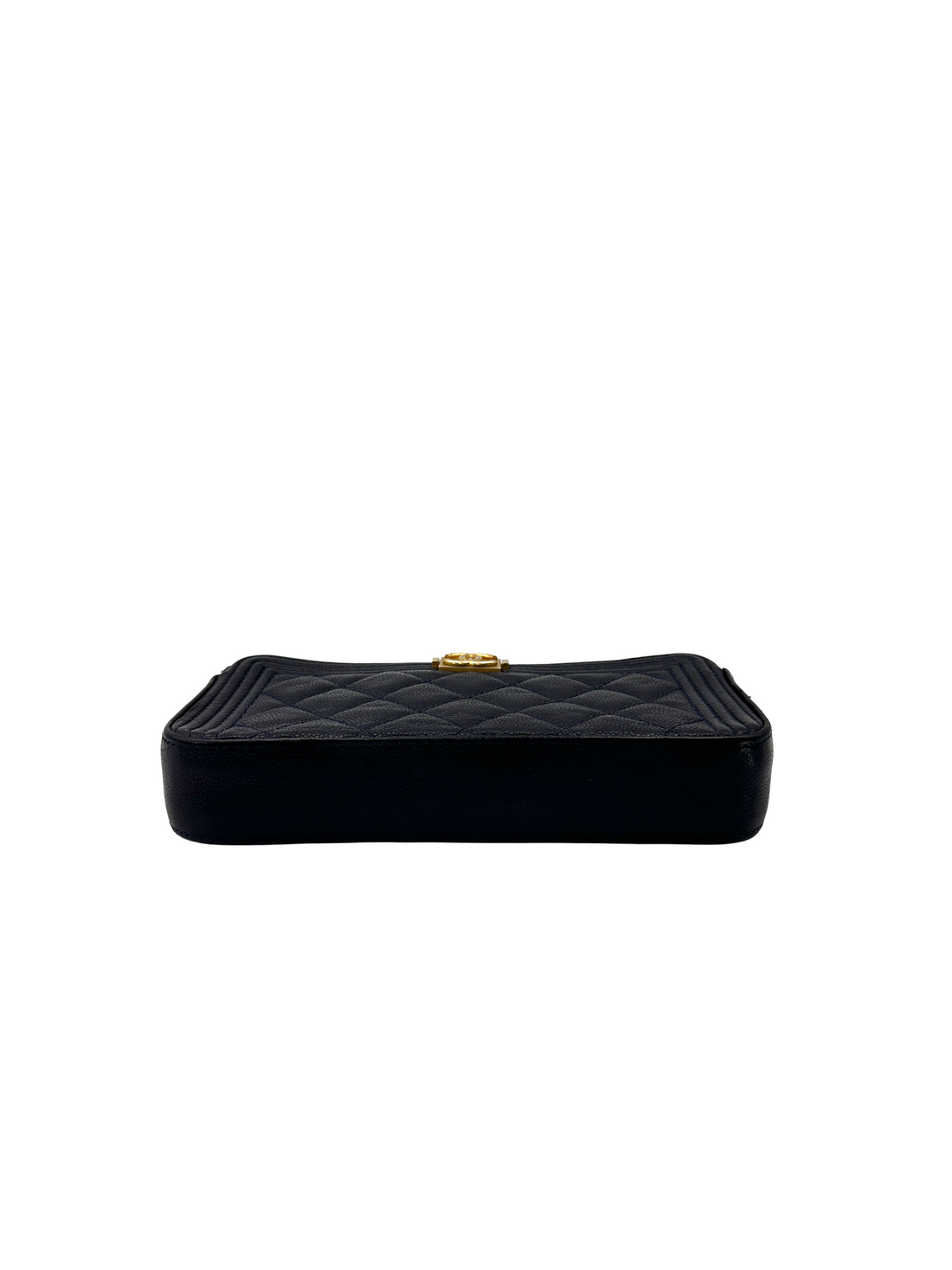 Chanel LeBoy Navy Quilted Leather Wallet(25***14) CC2341