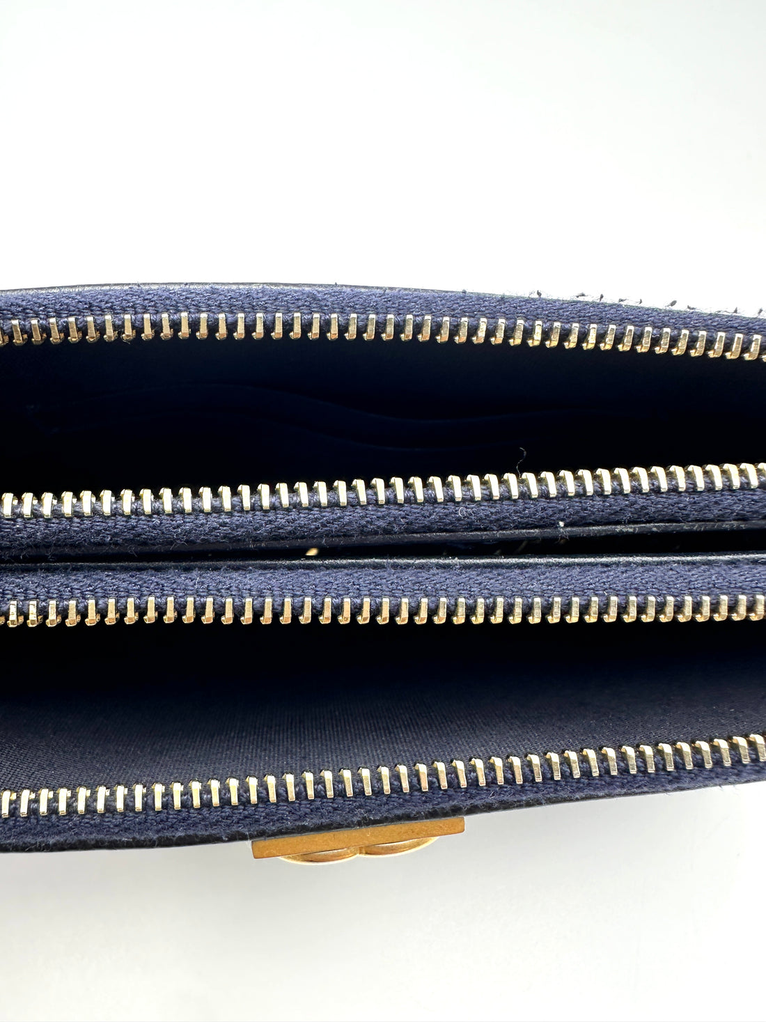 Chanel LeBoy Navy Quilted Leather Wallet(25***14) CC2341