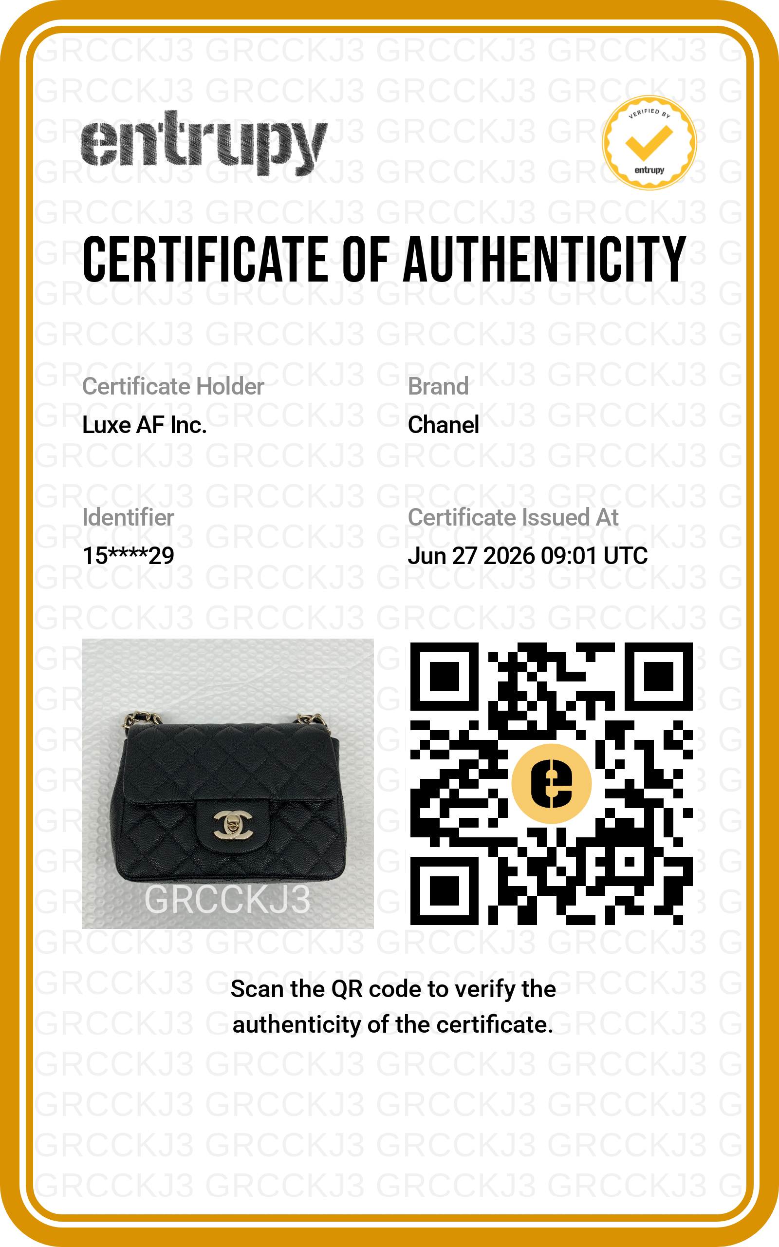 Chanel Classic Flap Black Quilted Leather Mini Flap Bag CC2335