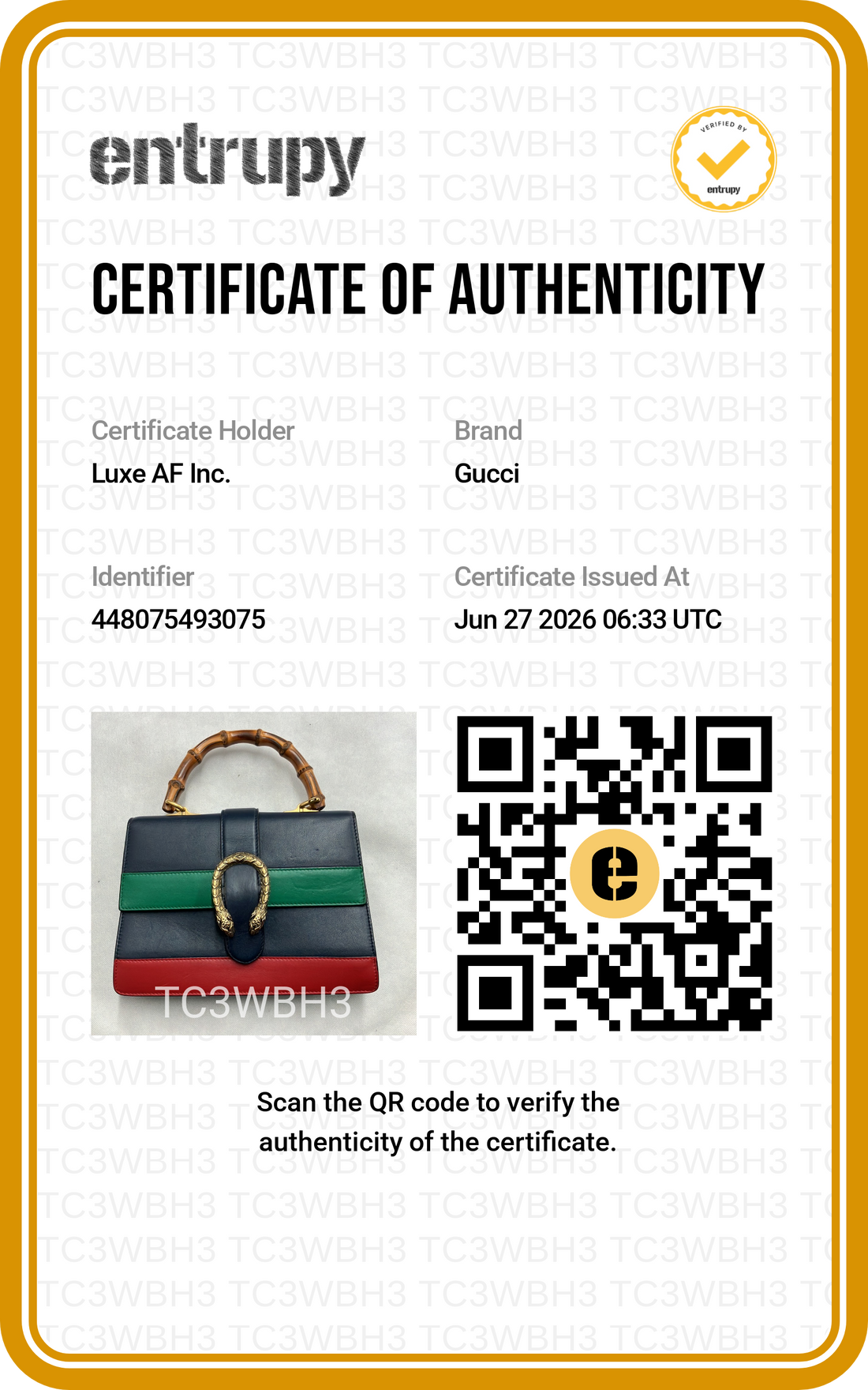 Gucci Dionysus Black/Green/Red Leather Bamboo Handle Bag GG1368