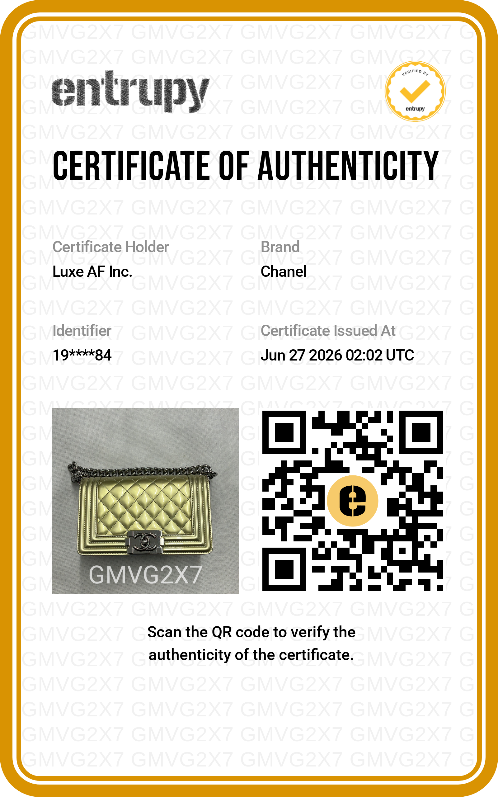 Chanel LeBoy Metallic Gold Quilted Leather Small Size Flap Bag With Silver Buckle(19***84) CC2323