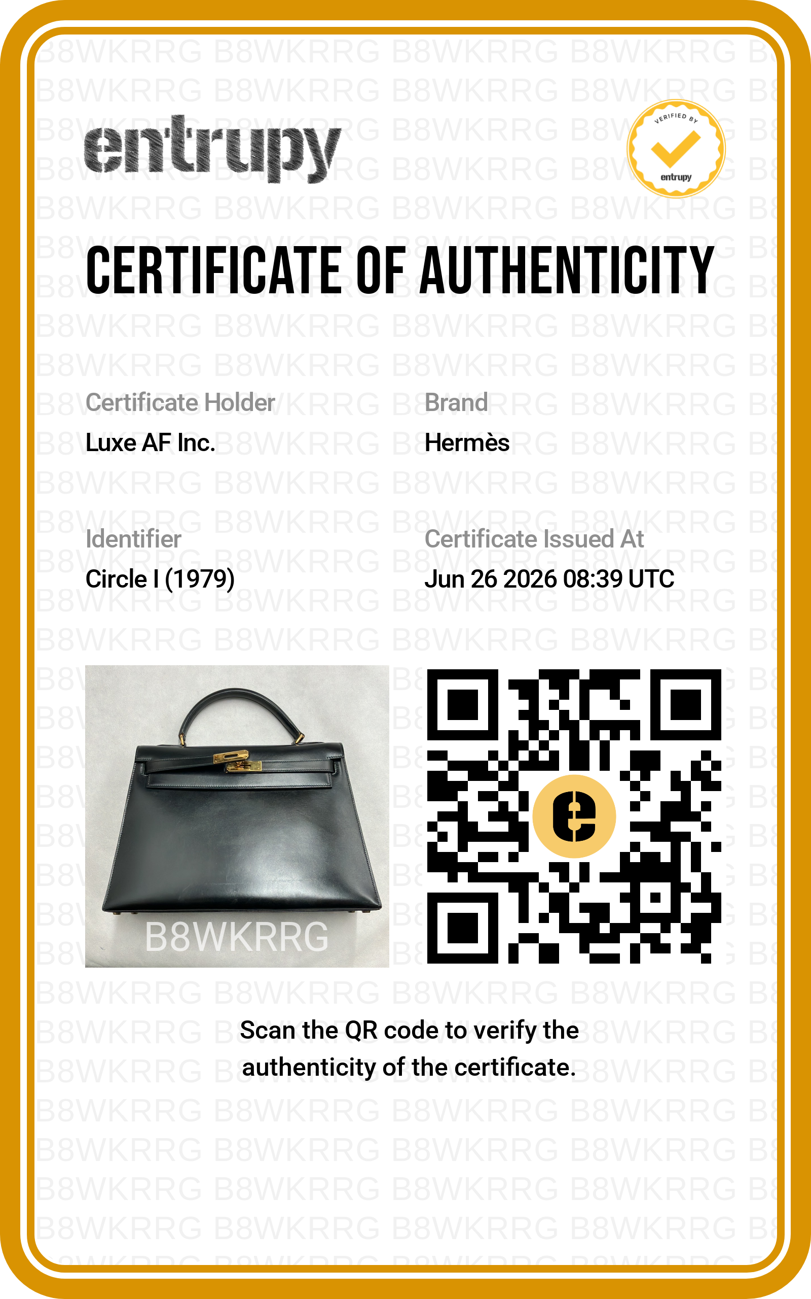 Hermes Kelly32 Black Leather Handle Bag With Gold Hardware HR134
