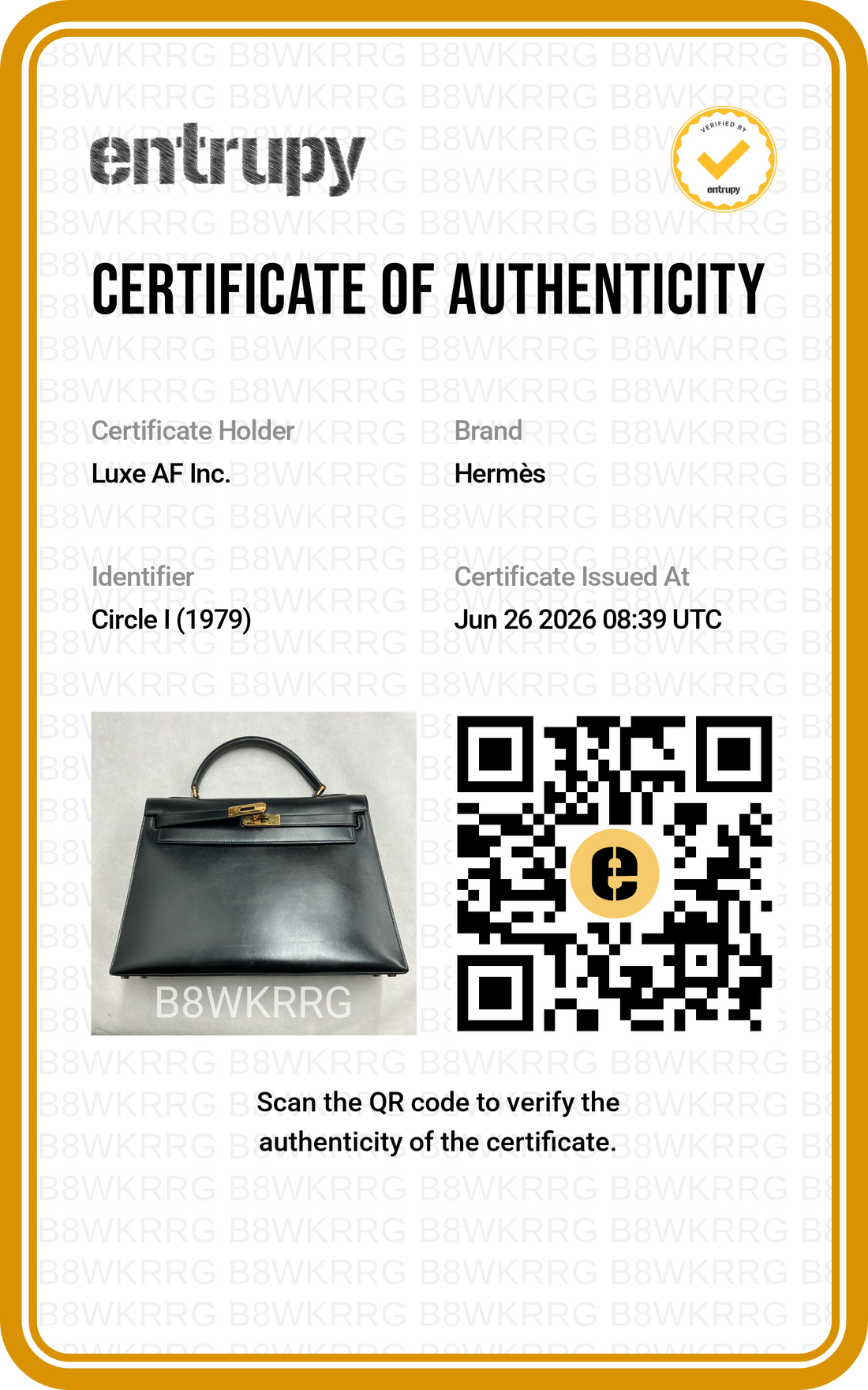 Hermes Kelly32 Black Leather Handle Bag With Gold Hardware HR134
