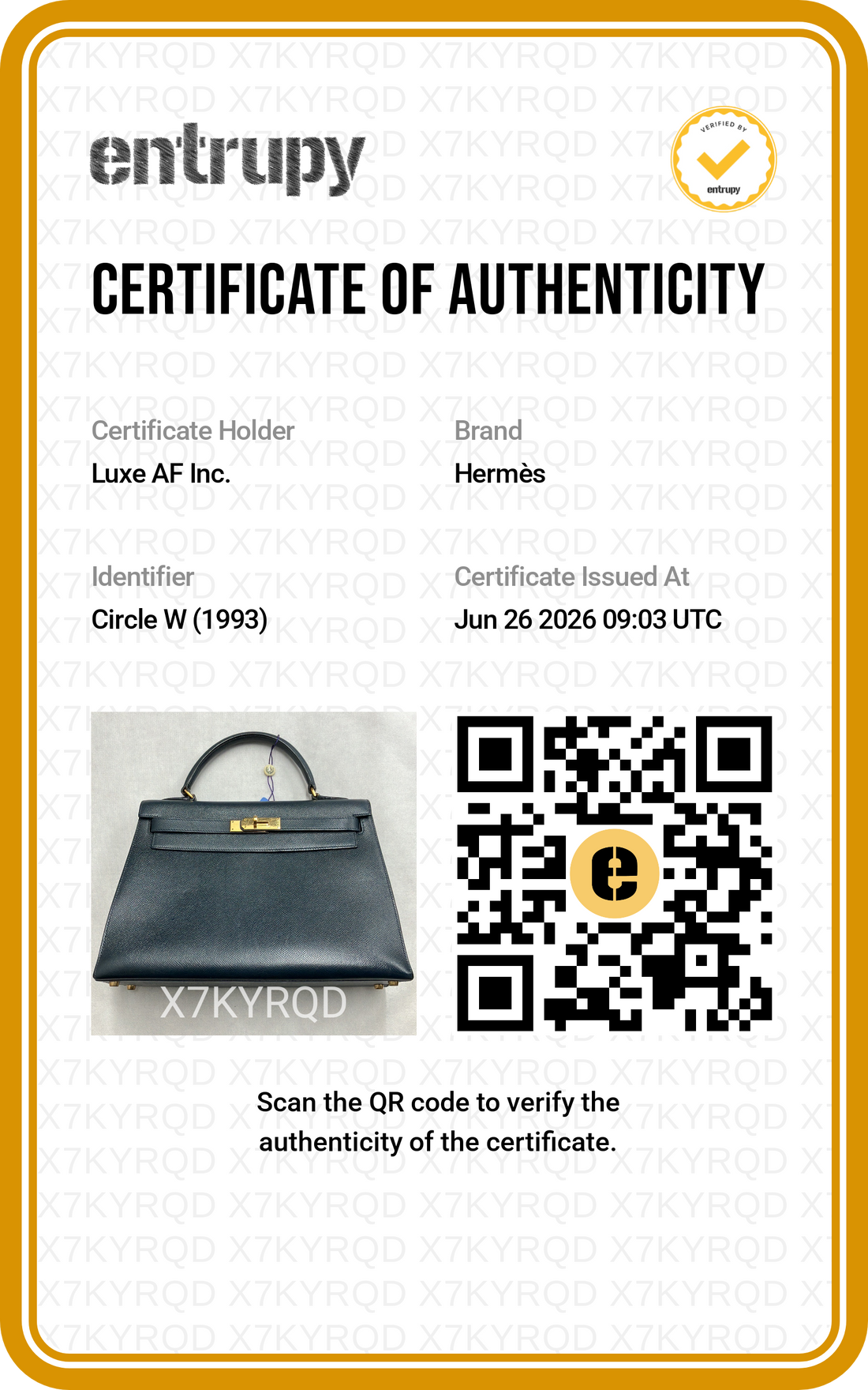 Hermes Kelly Black Leather Handle Bag With Gold Hardware HR132SA
