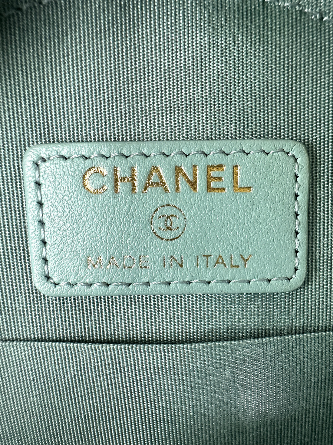 Chanel 19Bag Mint Green Quilted Leather Round Clutch(29***77) CC2339