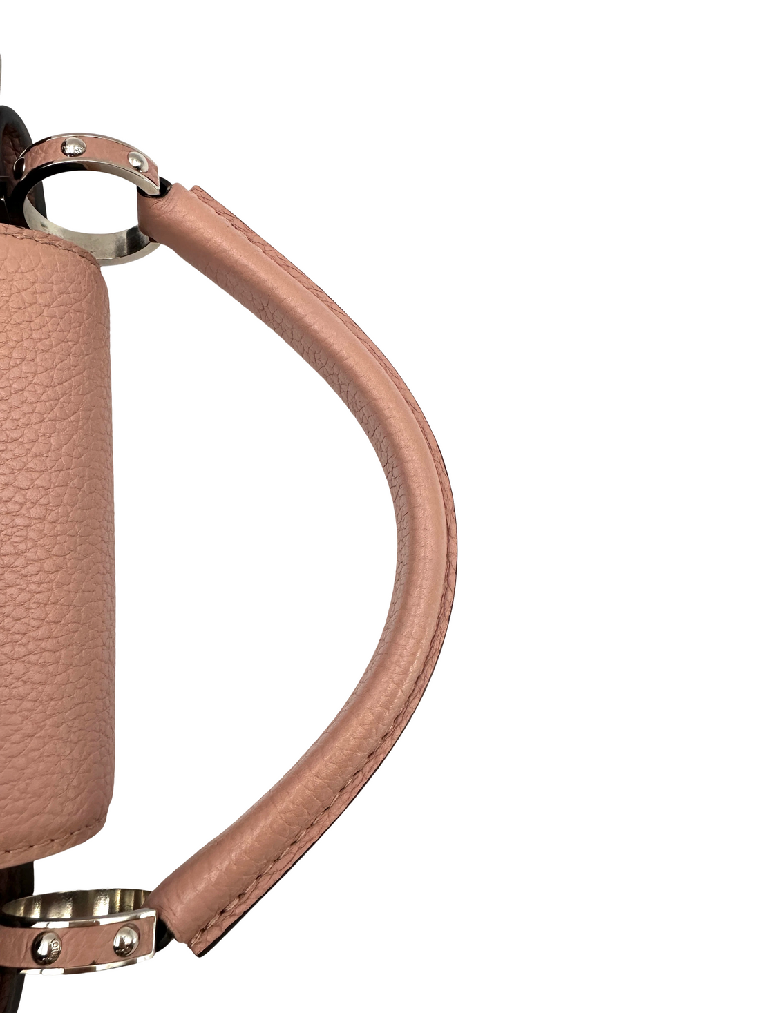 Louis Vuitton Capucines BB Pink Taurillon Leather Handle Bag LV3158
