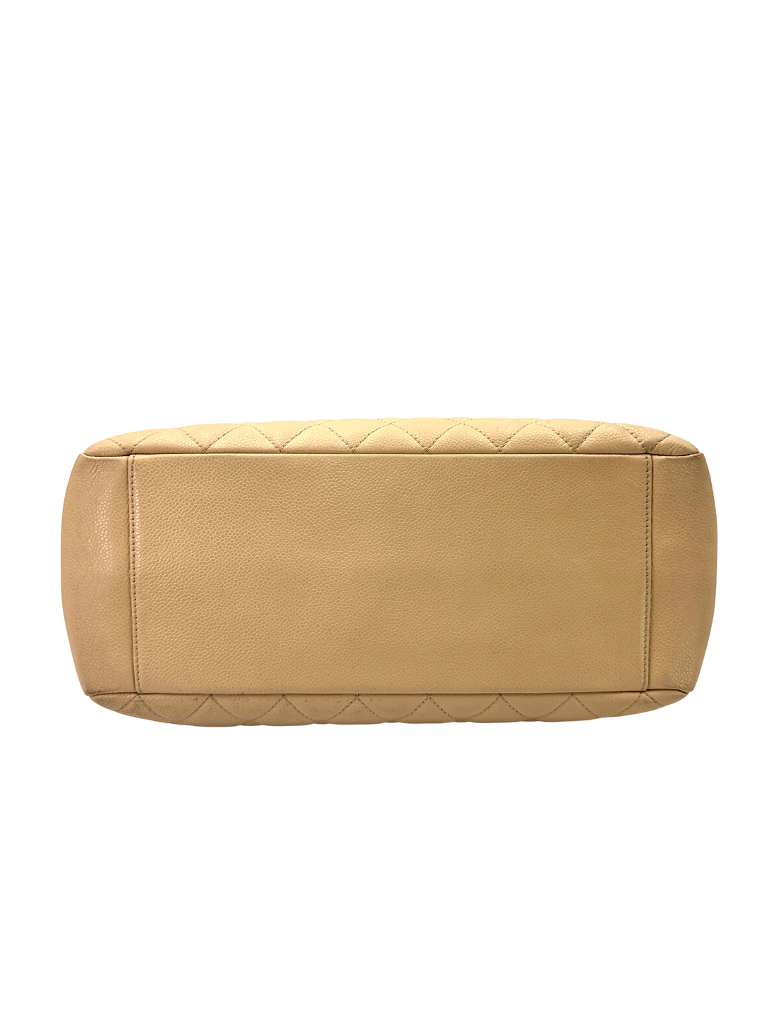 Chanel GST Beige Quilted Leather Handle Bag(15***70) CC2354