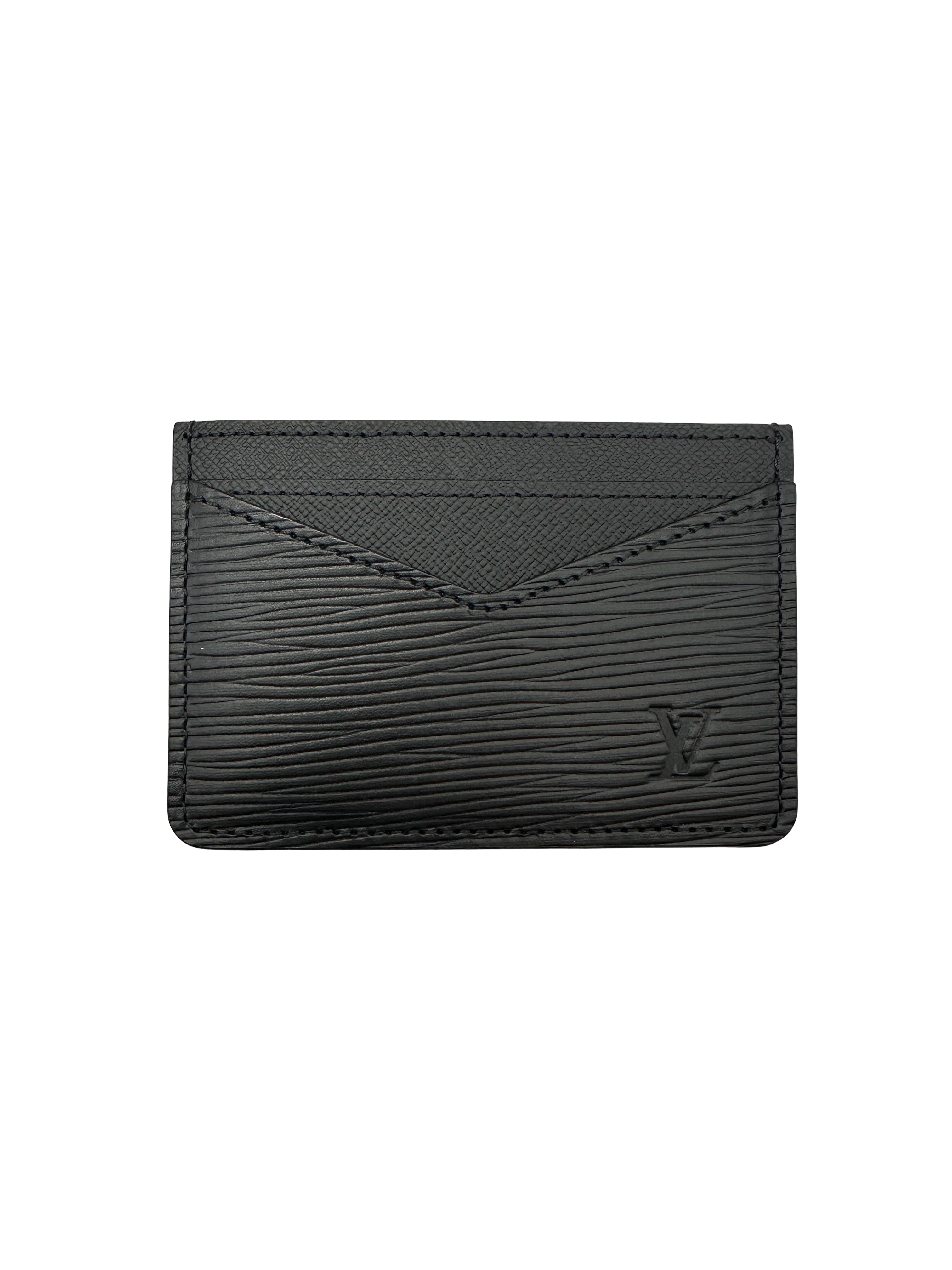 Louis Vuitton Black Epi Neo Porte Cartes LVA07