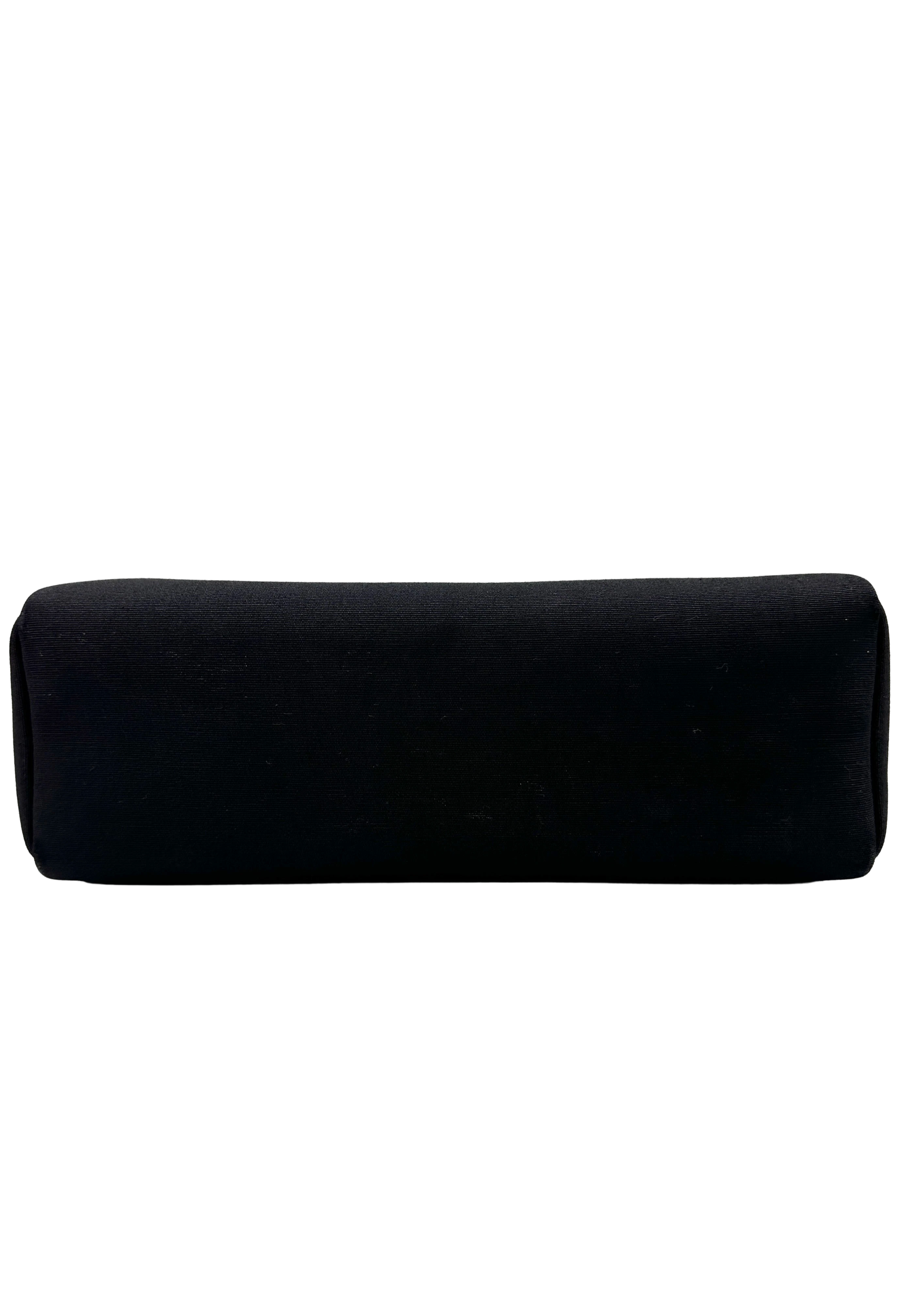 Hermes Herbag31 Black Toile Canvas Handle Bag HR137