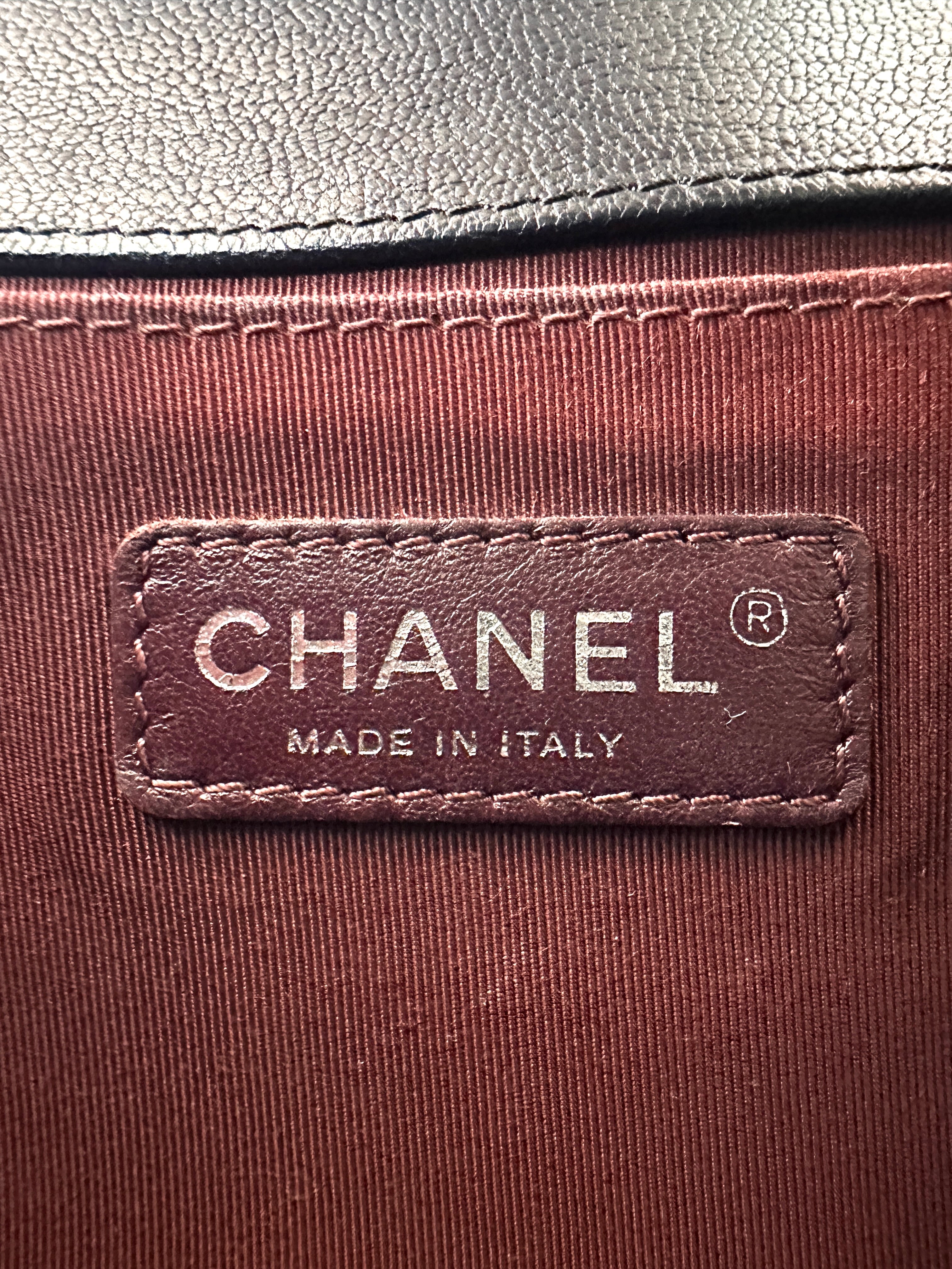 Chanel LeBoy Navy Quilted Leather Flap Bag With Silver Buckle(21***55) CC2348