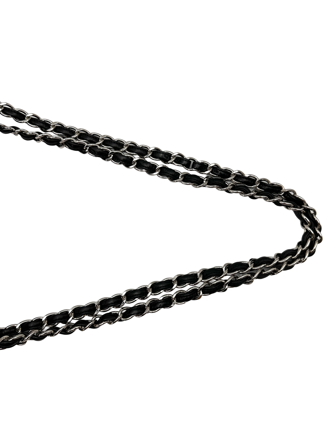 Chanel Classic Flap Black Quilted Lambskin Jumbo Shoulder Bag With Silver Buckle(18***22) CC2355
