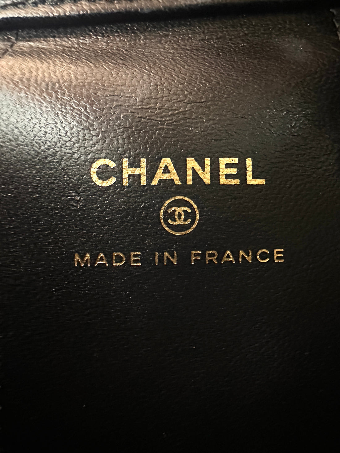 Chanel Black Quilted Leather Top Handle Vanity Case(K7***5K) CC2359