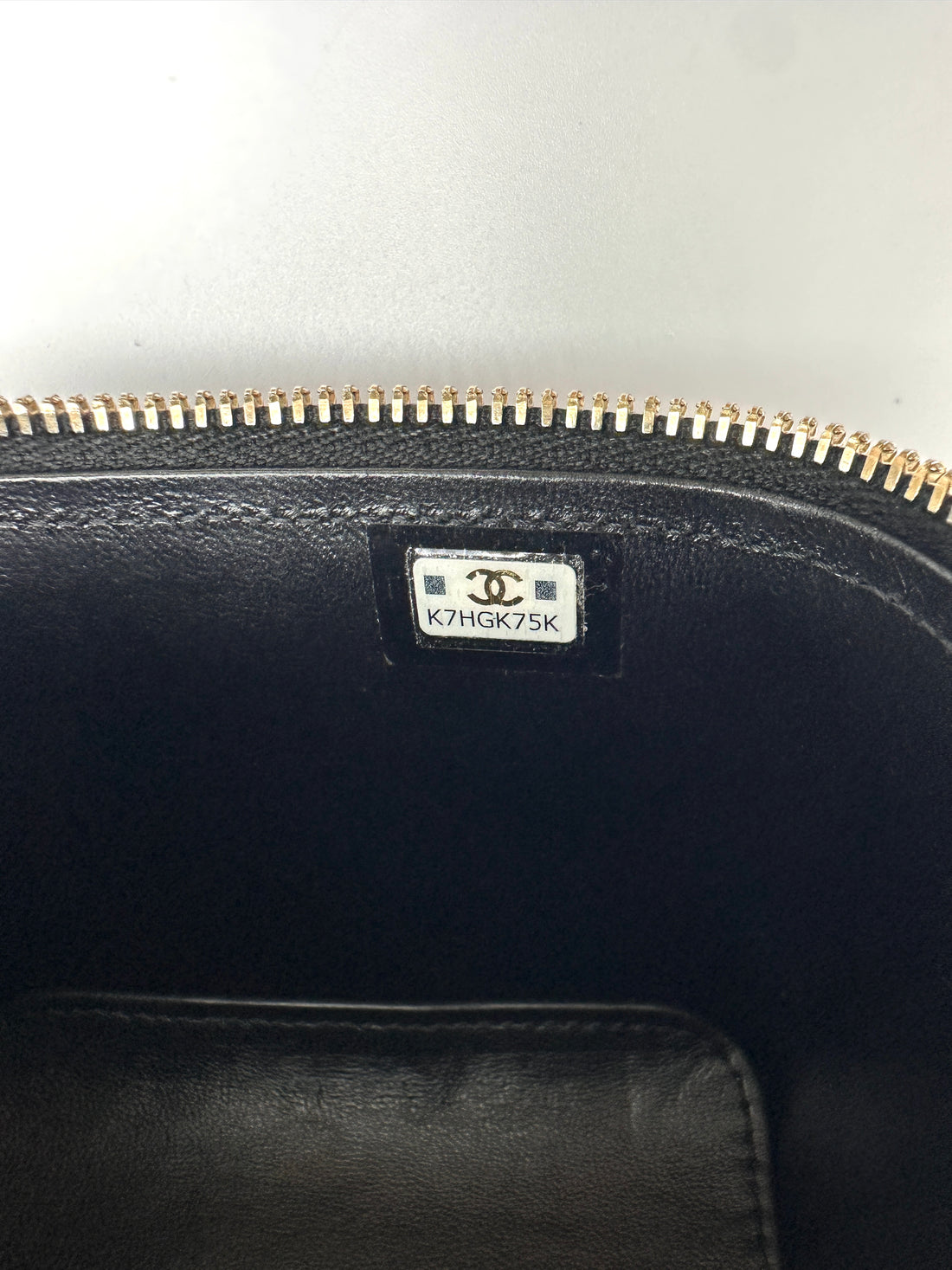 Chanel Black Quilted Leather Top Handle Vanity Case(K7***5K) CC2359