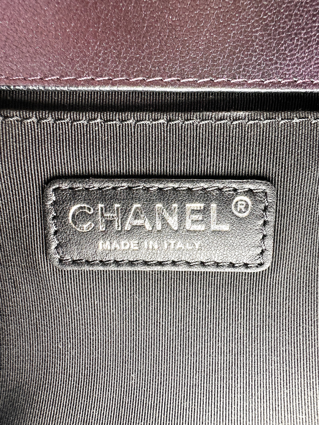 Chanel LeBoy Iridescent Purple Quilted Leather Medium Size Flap Bag(21***66) CC2353