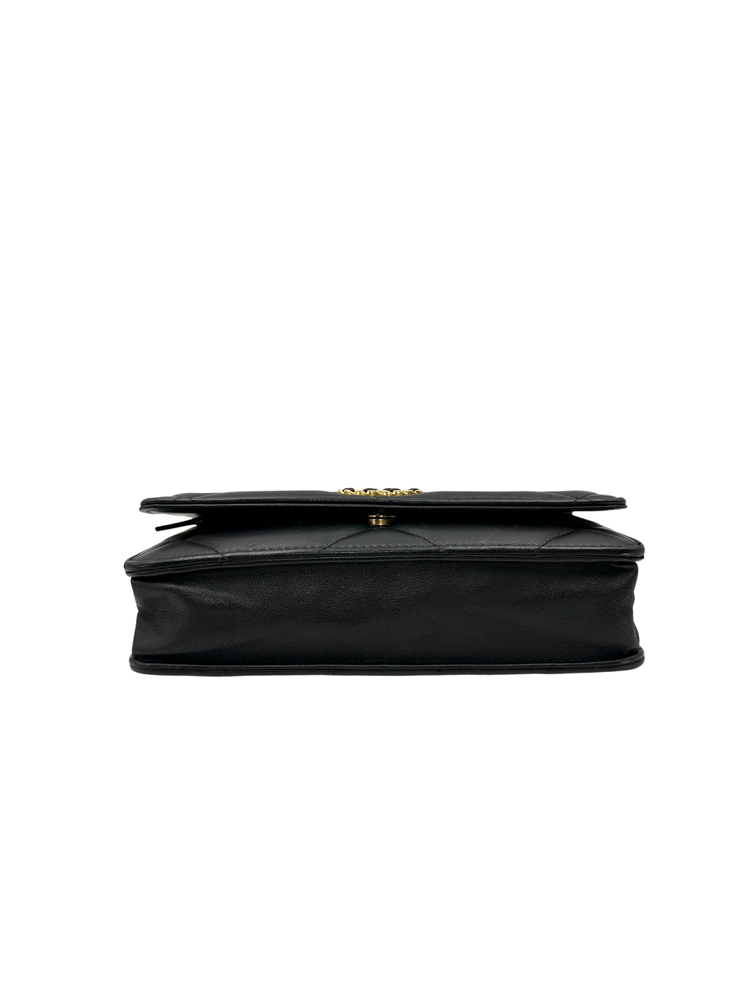 Chanel 19Bag Black Quilted Leather Wallet On Chain(29***07) CC2362