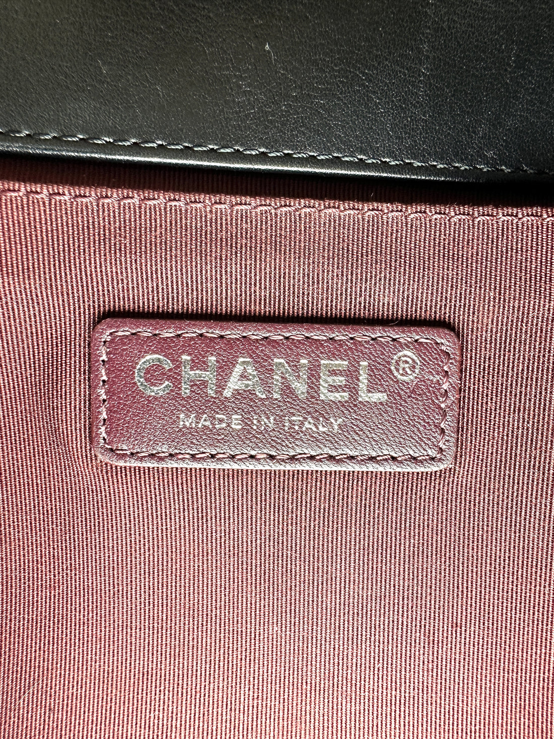 Chanel LeBoy Black Horizontal Quilted Leather Flap Bag With Silver Buckle(21***39) CC2360
