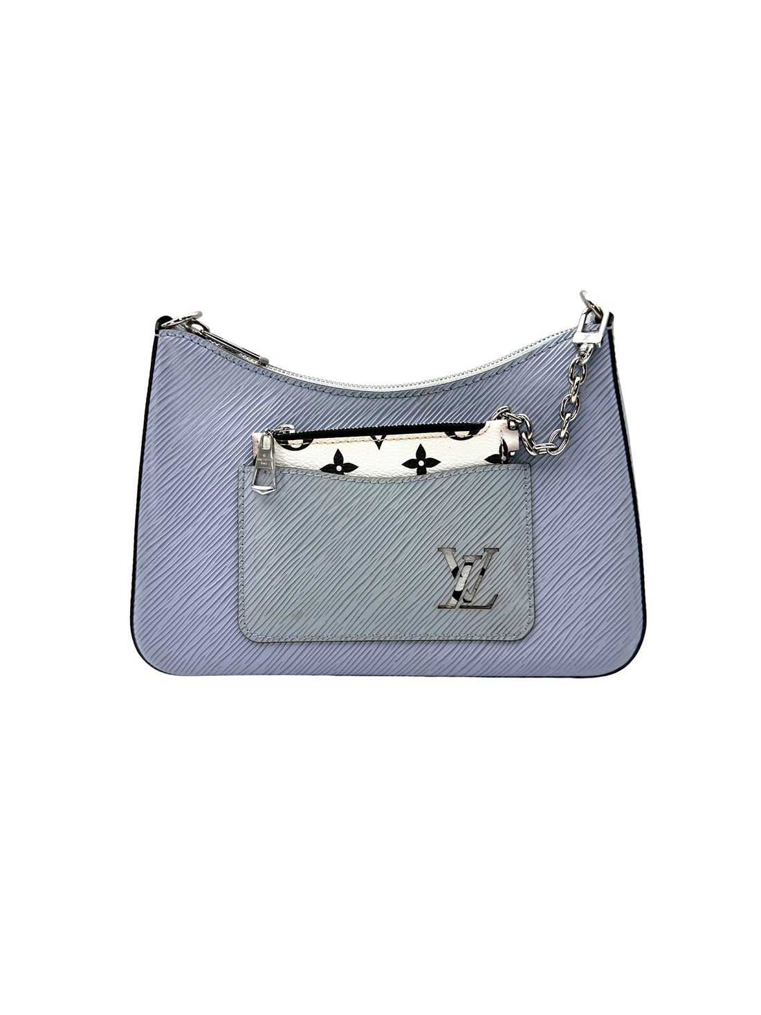 Louis Vuitton Marelle Blue Epi Leather Shoulder Bag LV3161