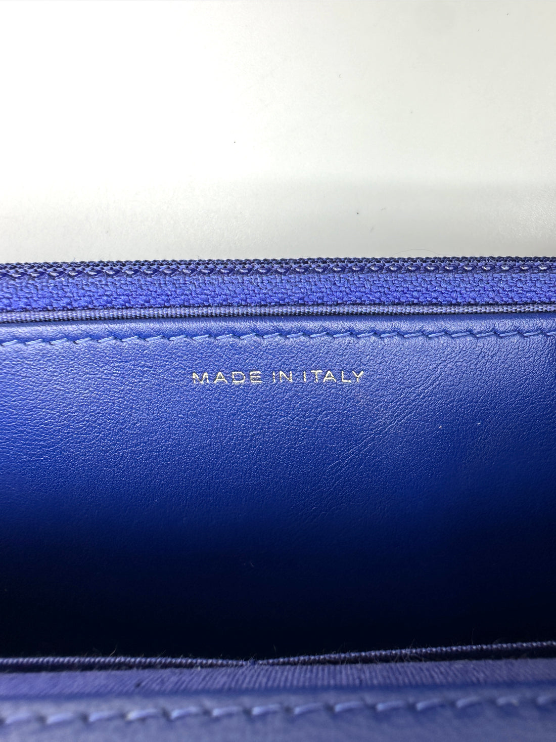 Chanel 19Bag Blue Quilted Leather Wallet On Chain(29***06) CC2364