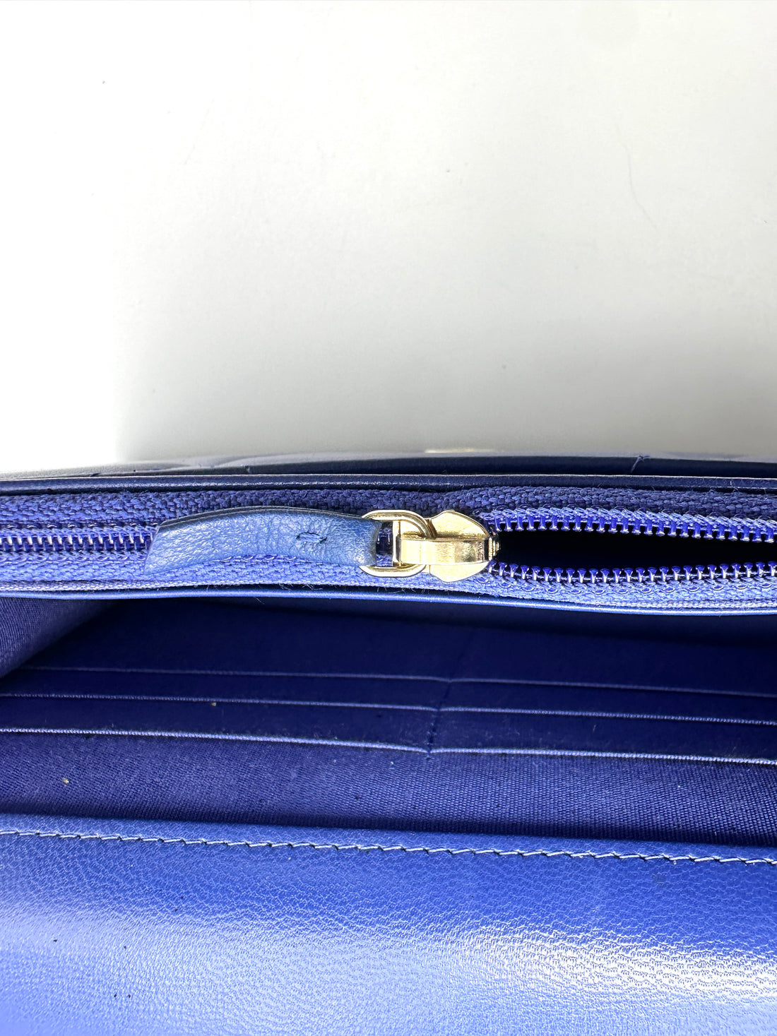 Chanel 19Bag Blue Quilted Leather Wallet On Chain(29***06) CC2364