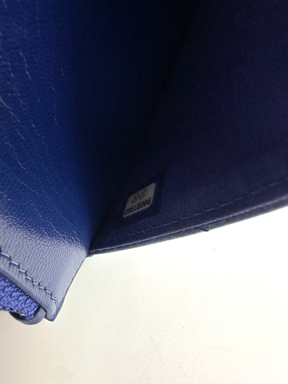 Chanel 19Bag Blue Quilted Leather Wallet On Chain(29***06) CC2364