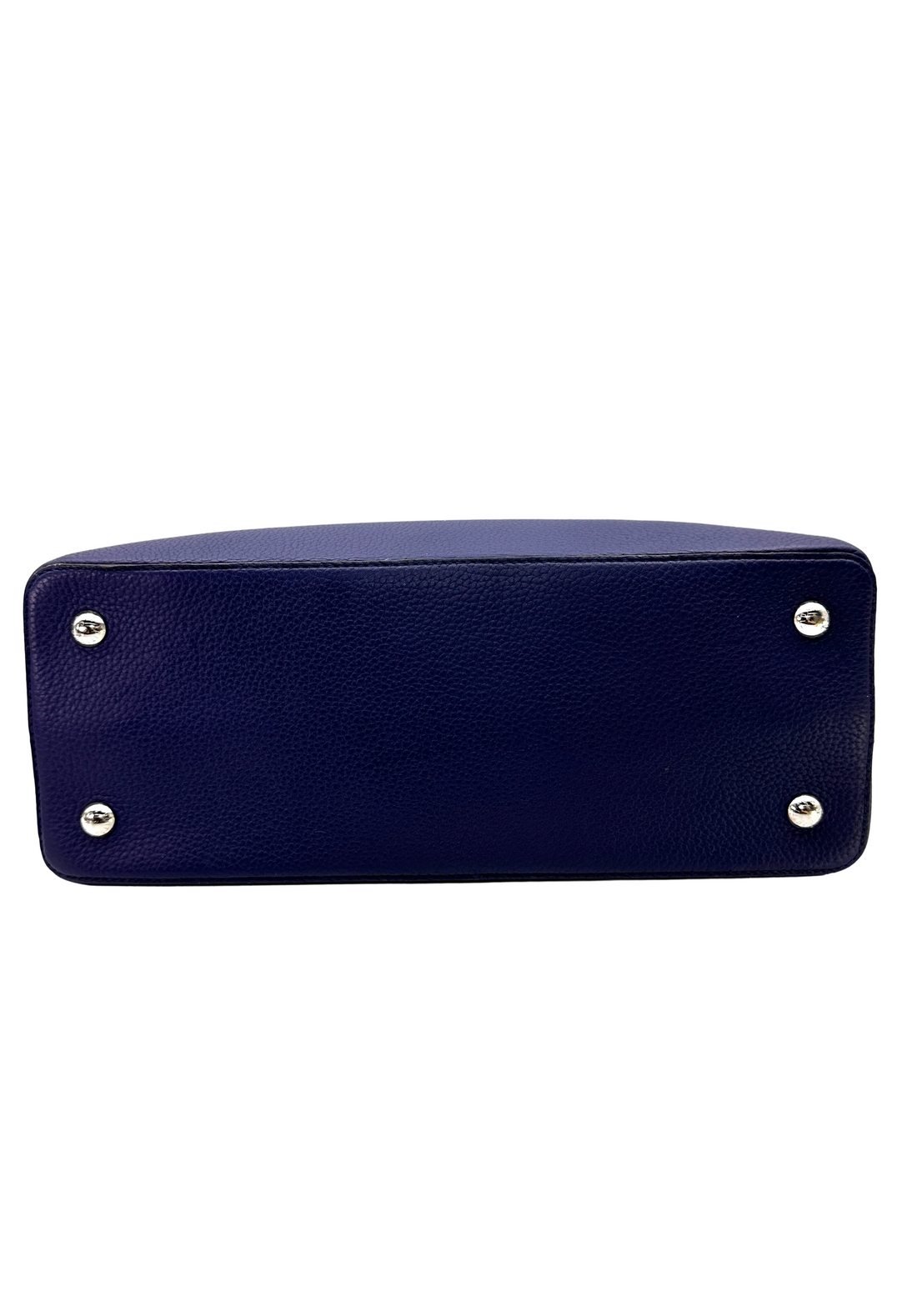 Louis Vuitton Capucines GM Navy Taurillon Leather Handle Bag LV3162