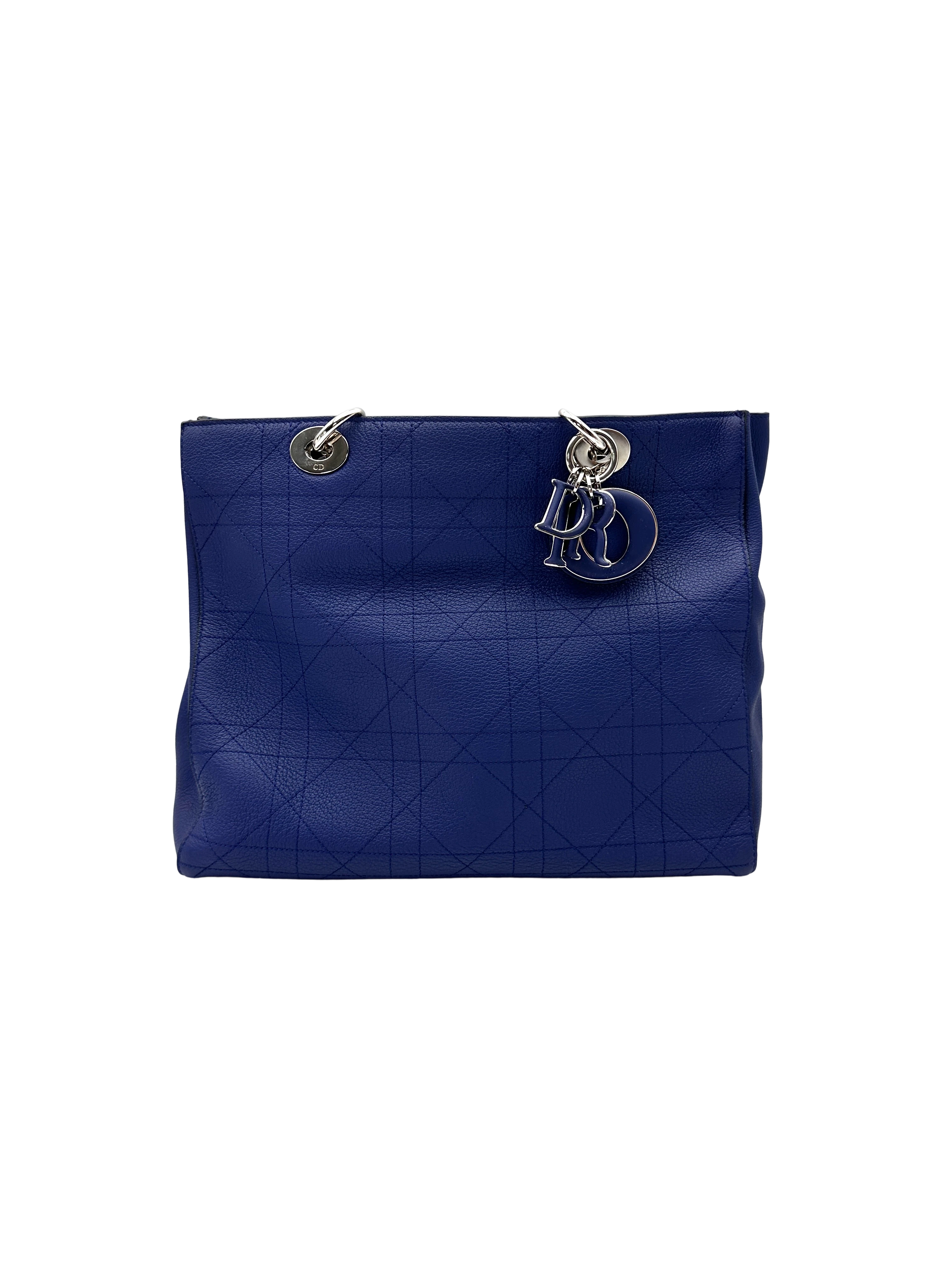 Christian Dior Ultradior Blue Canage Leather Shoulder Bag DR843