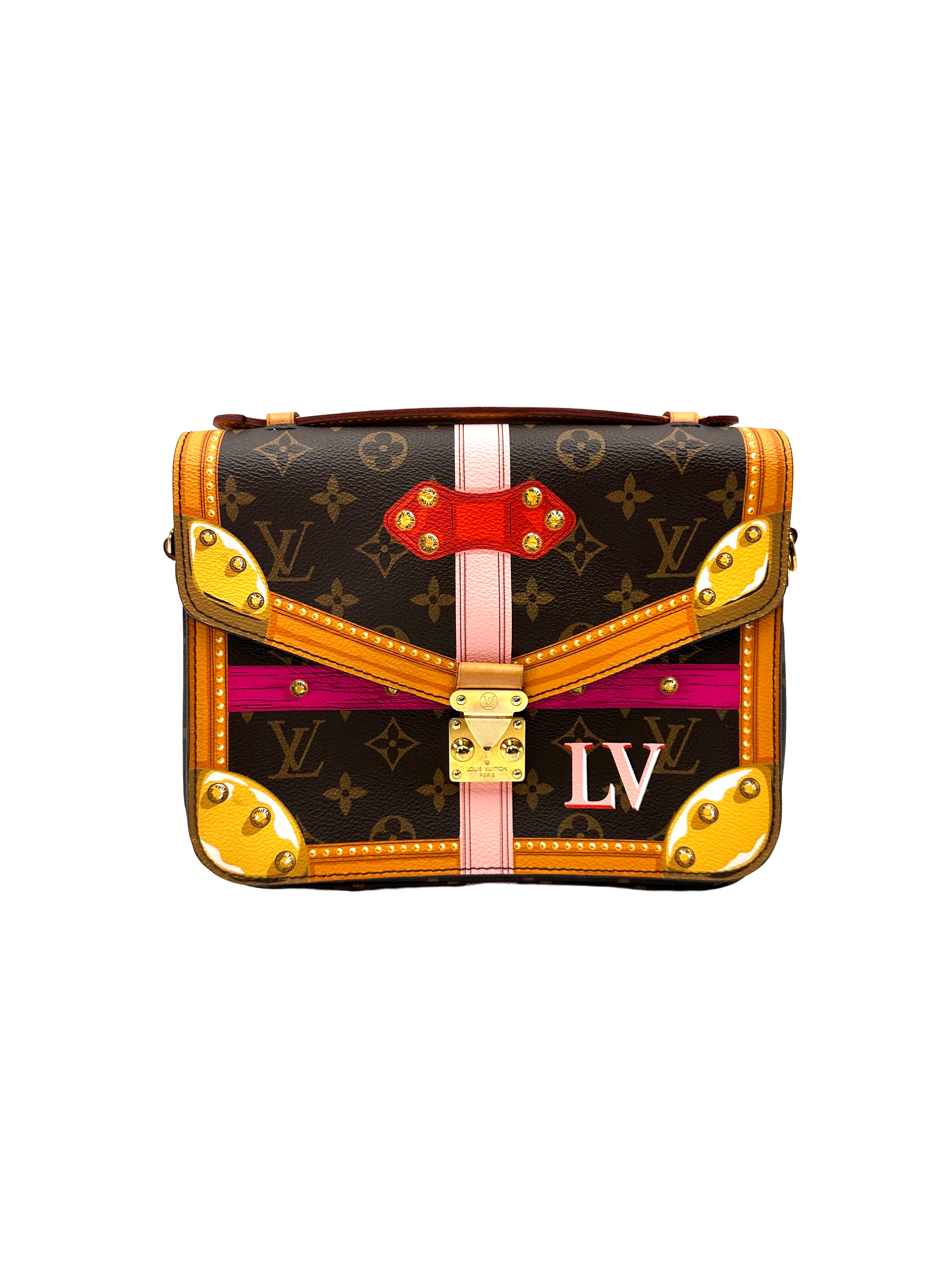 Louis Vuitton Summer Trunk Monogram Canvas Pochette Metis LV3163