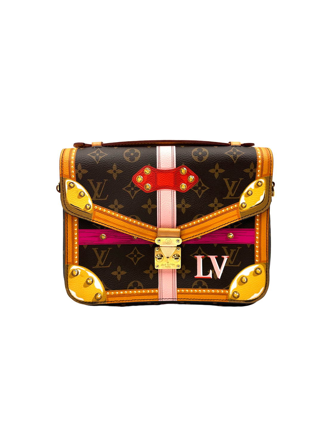 Louis Vuitton Summer Trunk Monogram Canvas Pochette Metis LV3163