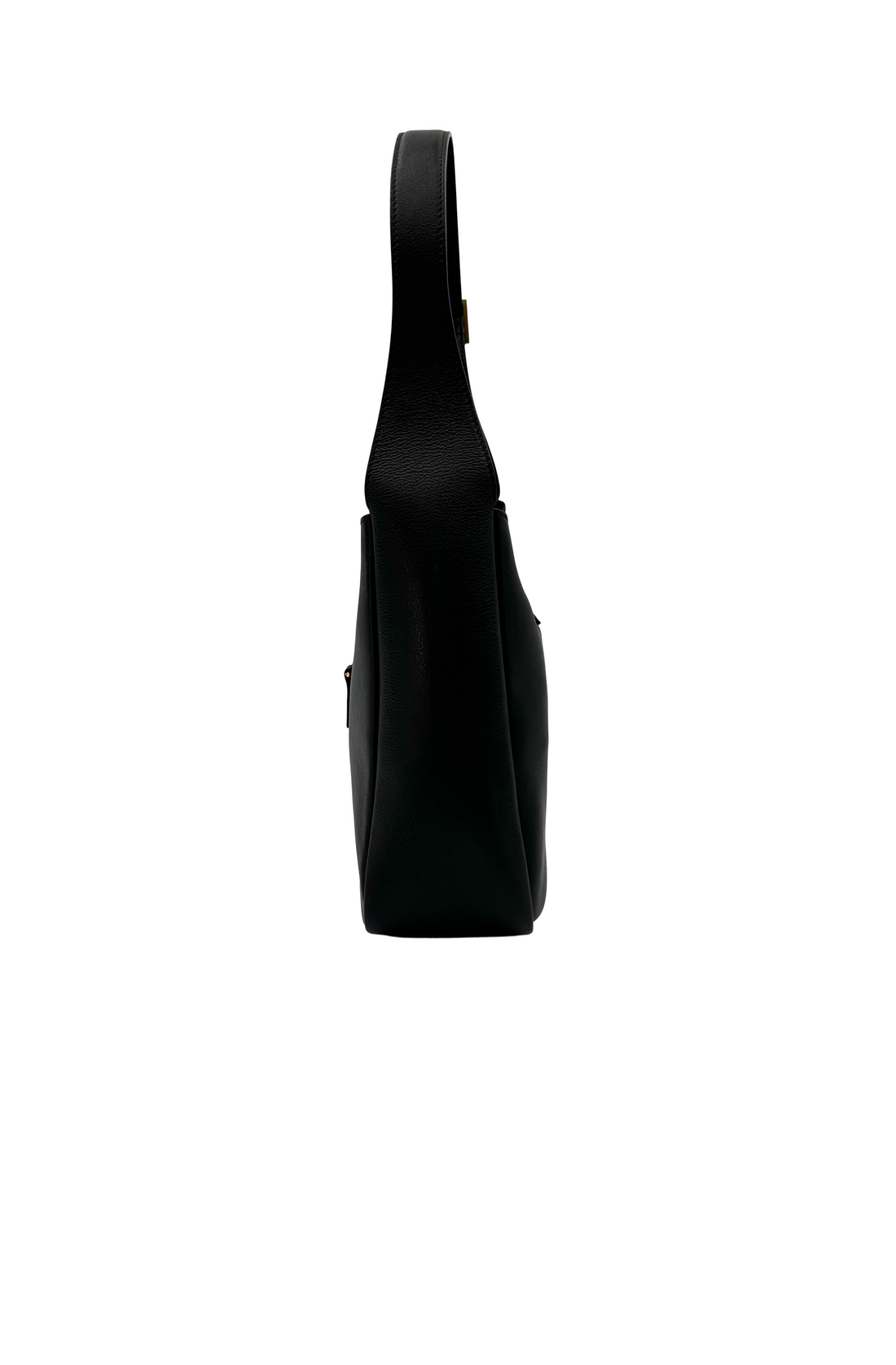Saint Laurent Black Leather Hobo Bag SL273