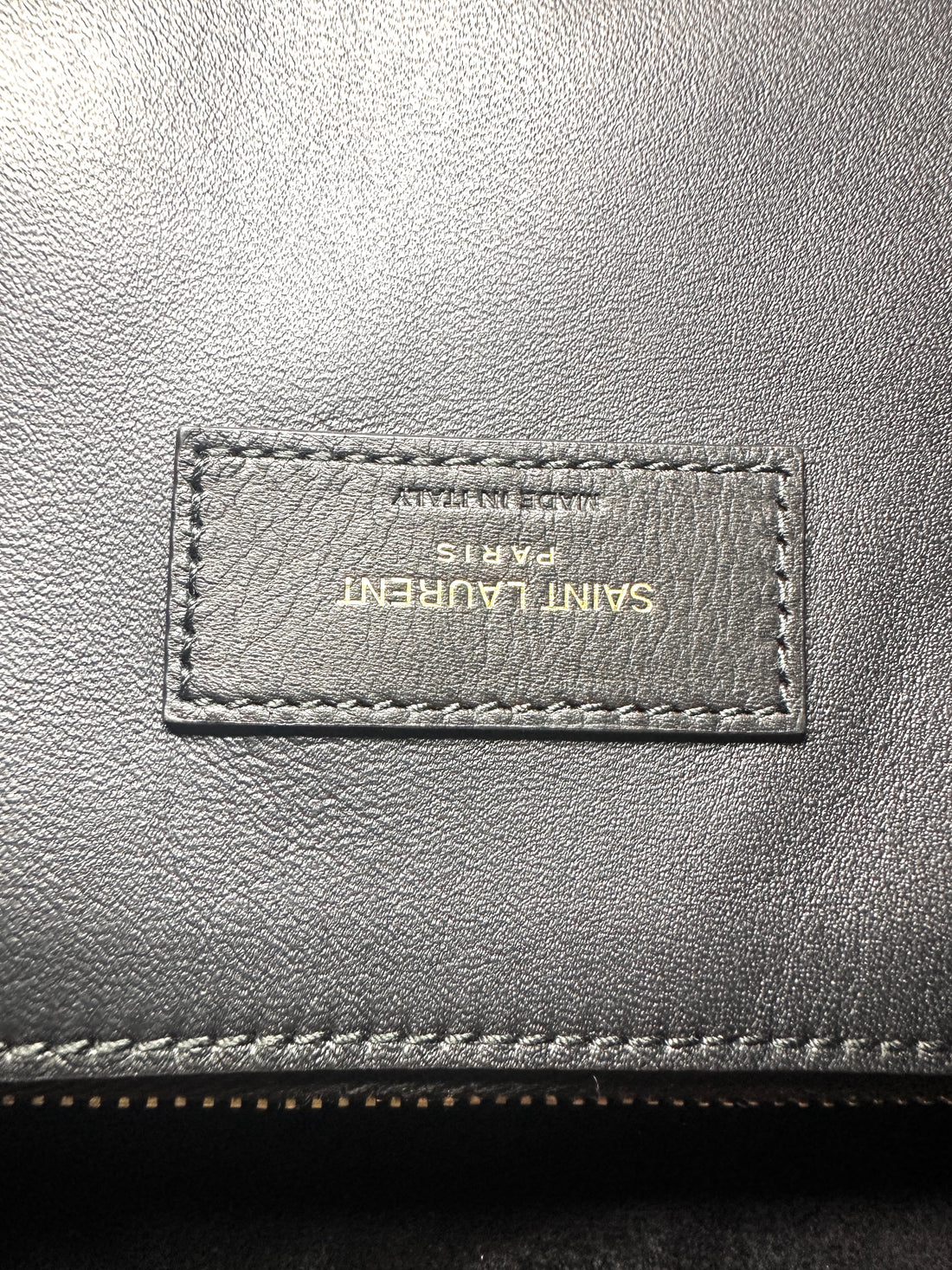 Saint Laurent Black Leather Hobo Bag SL273